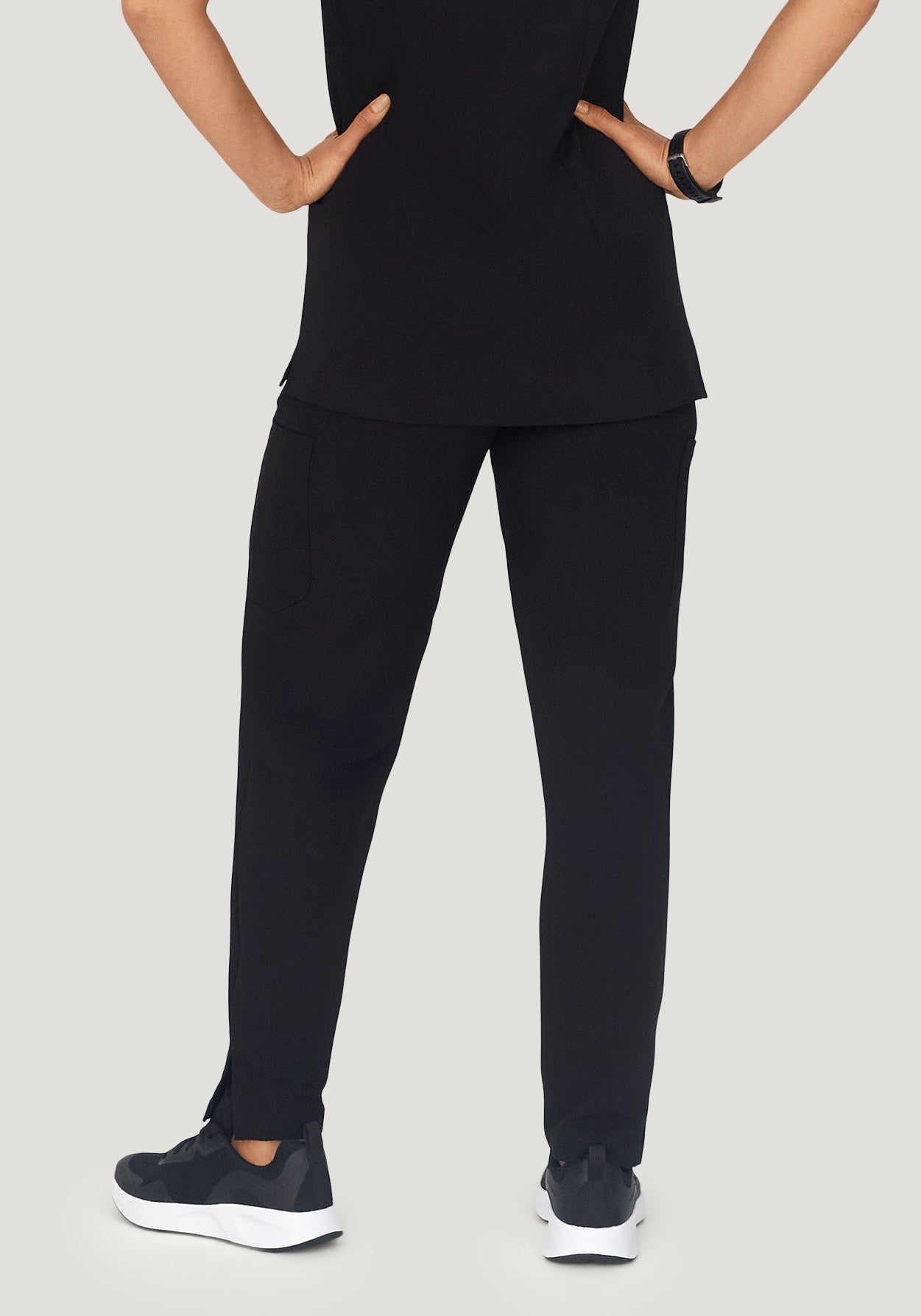 9 Pocket Cargo Pants Black Mandala Scrubs