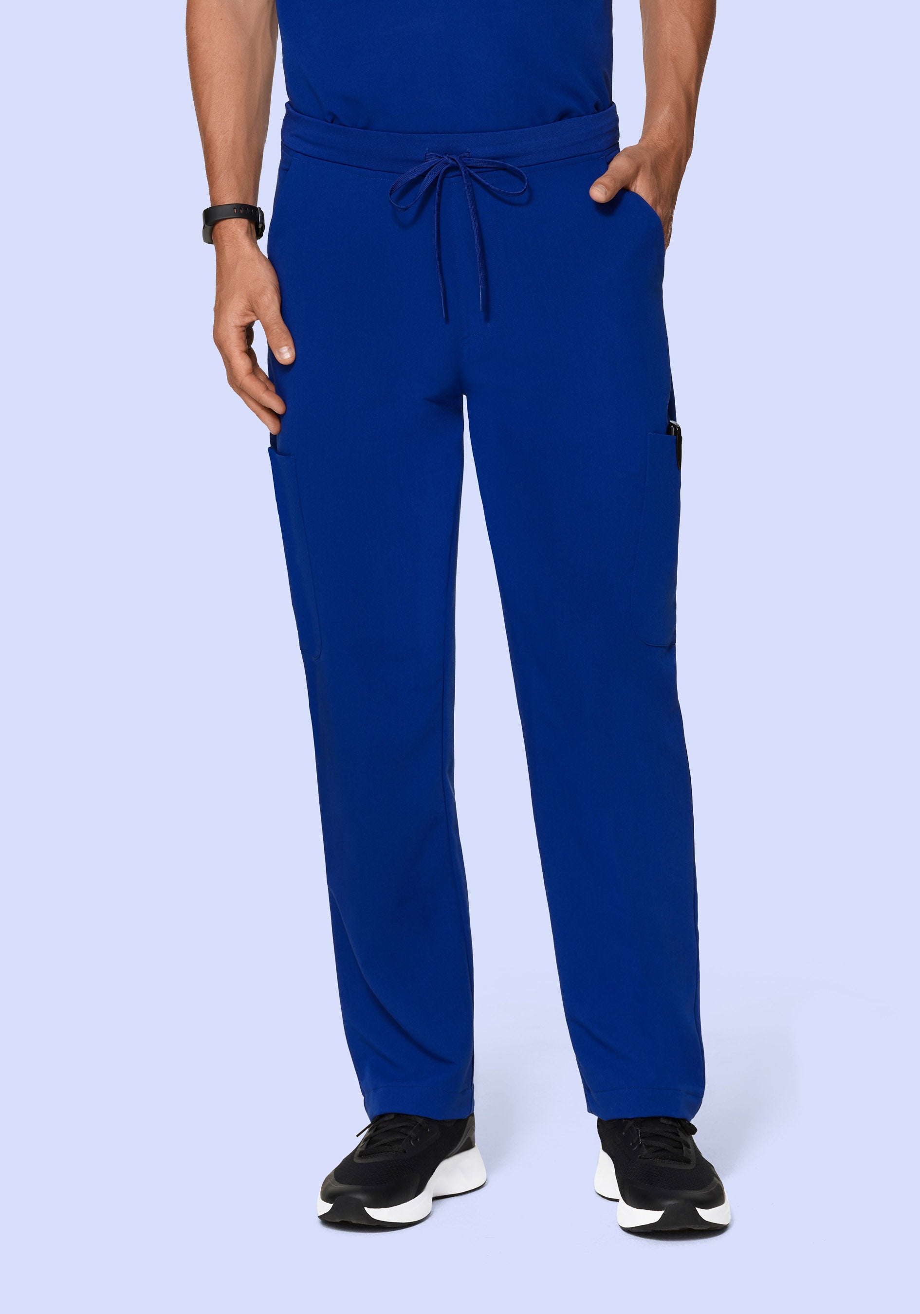 7 Pocket Mens Cargos Scrub Pants Galaxy Blue – Mandala Scrubs