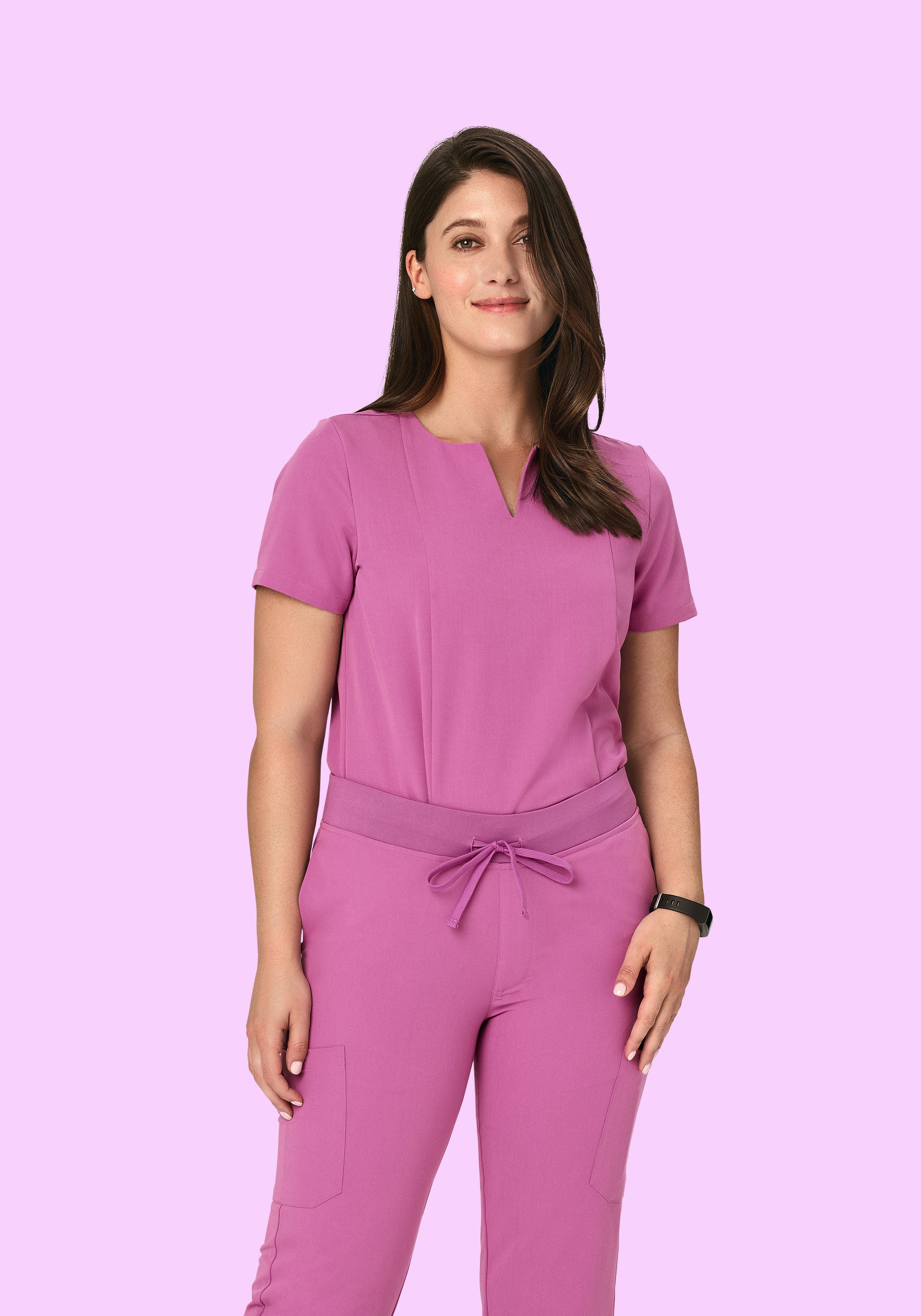 Women's Notch Neck Top - Dahlia | Mandala Scrubs