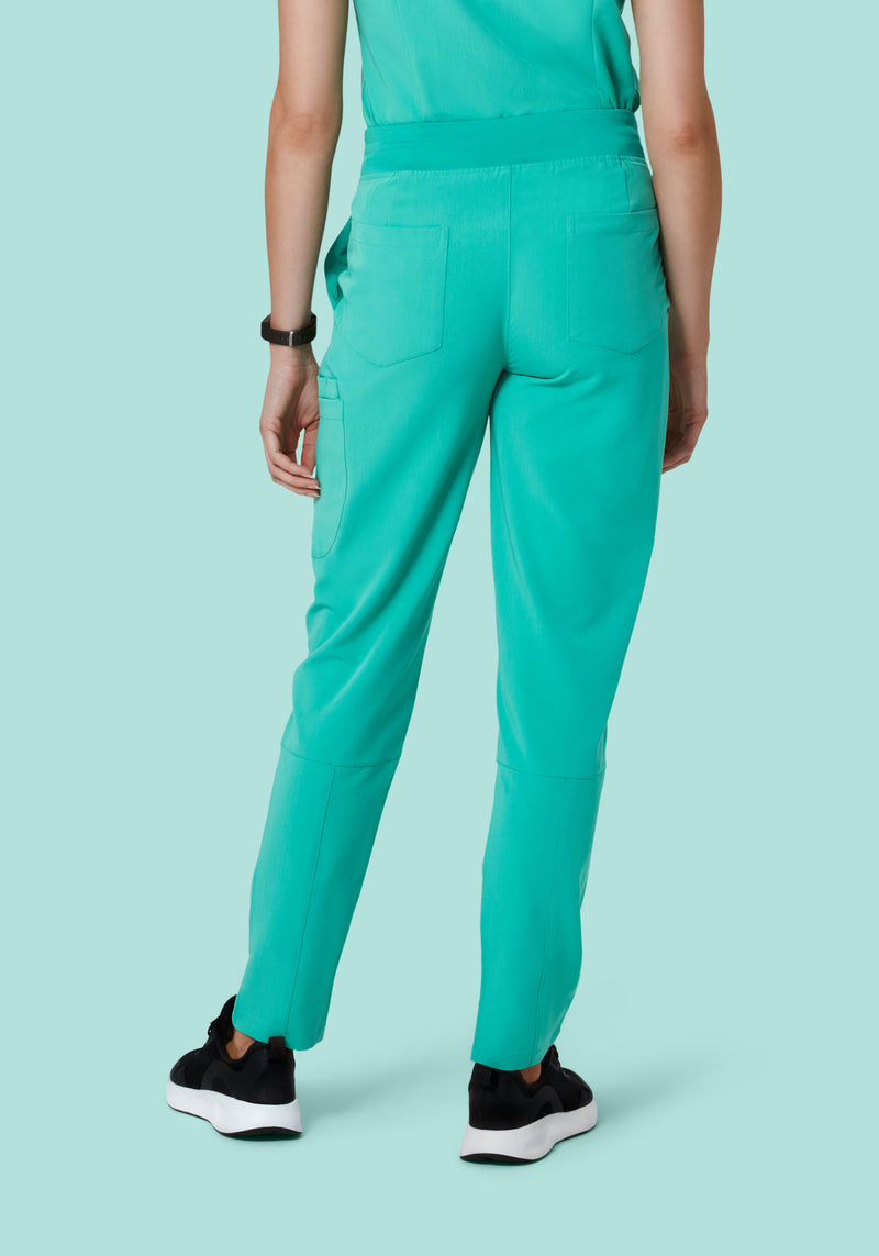 6 Pocket Slim Pants Surgical Green