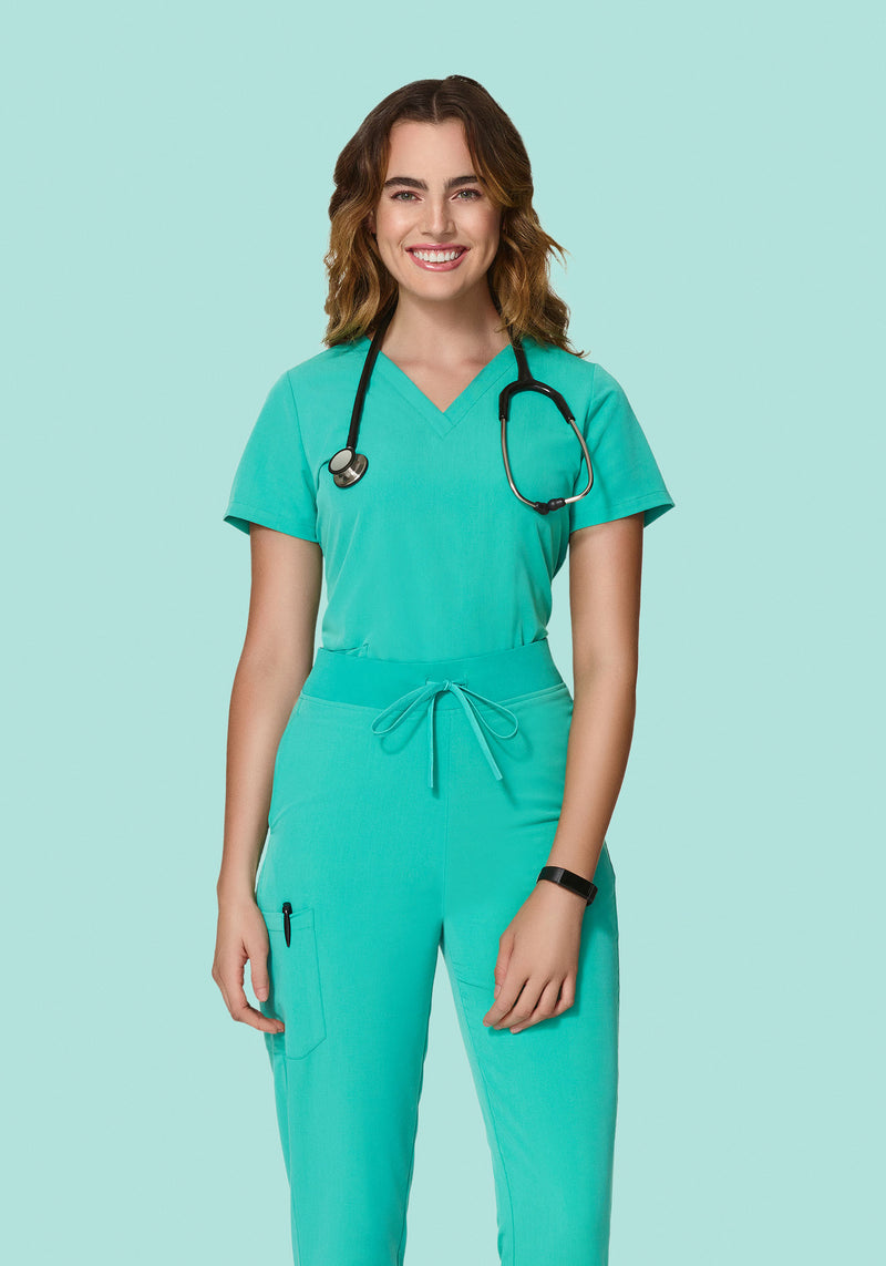 6 Pocket Top Surgical Green