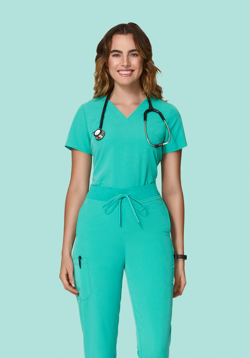 6 Pocket Top Surgical Green