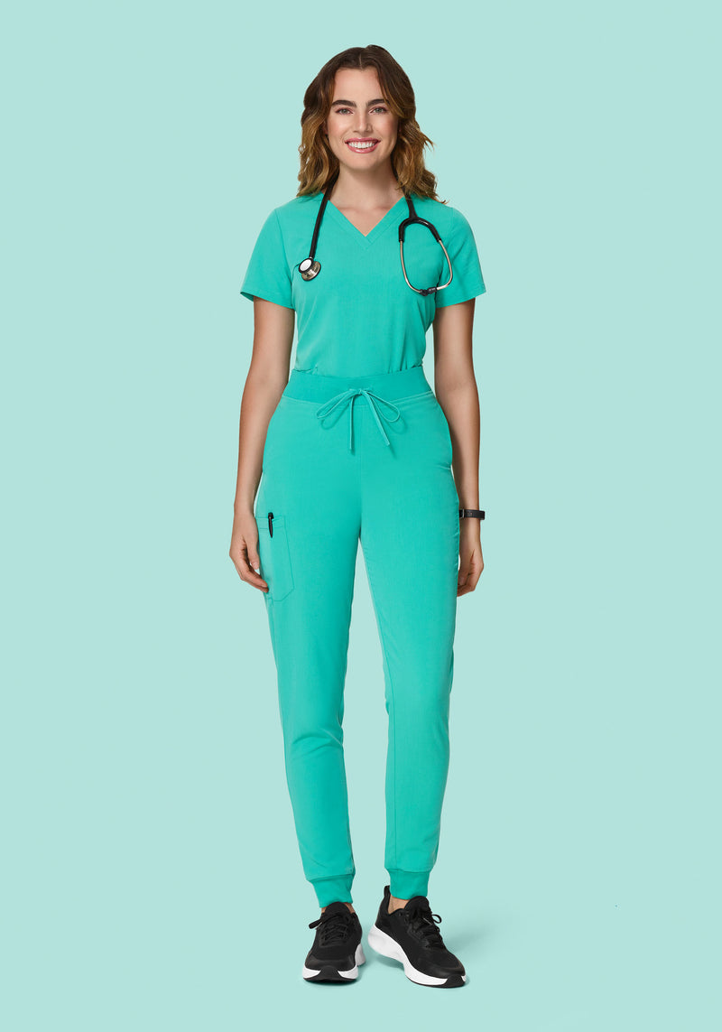 6 Pocket Top Surgical Green