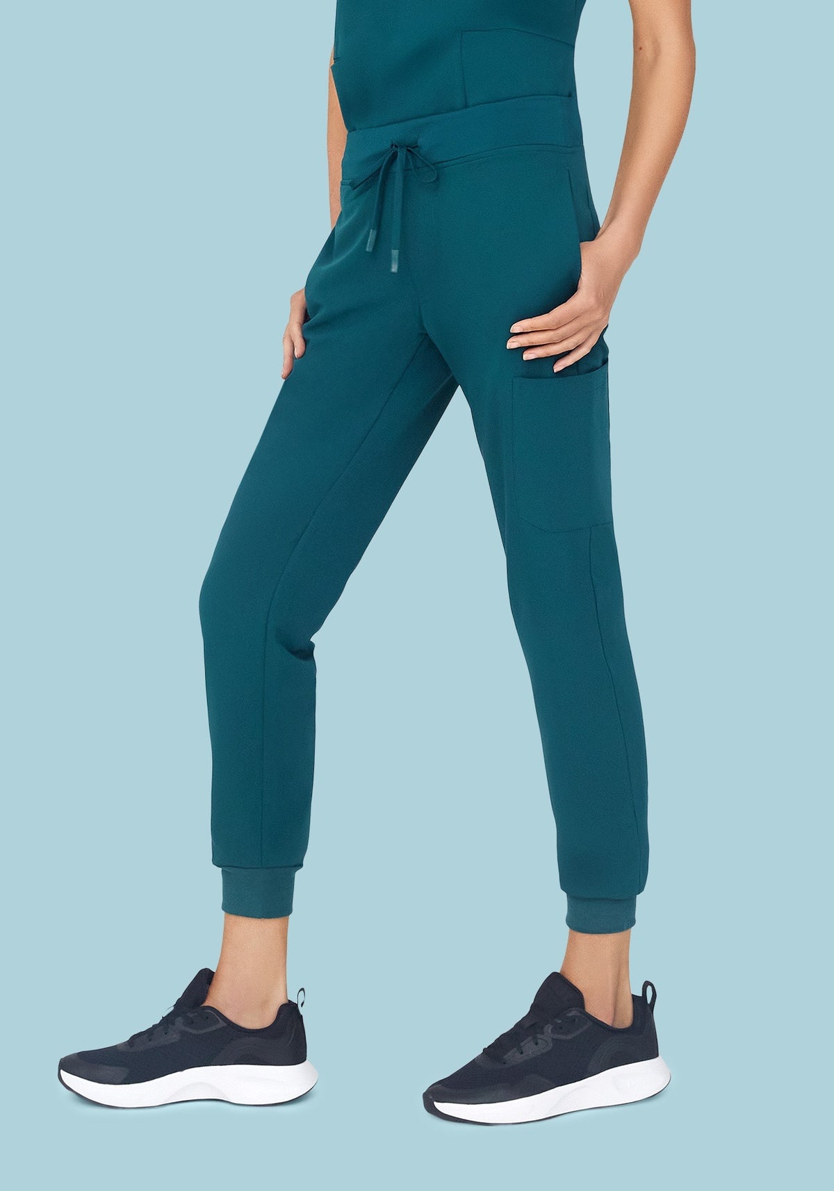 Theory Super Cinch Blazer Pocket Joggers Caribbean Blue – Mandala