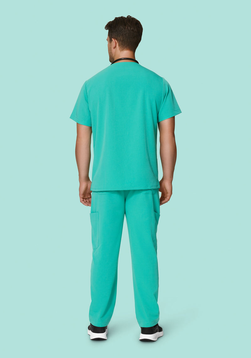 7 Pocket Mens Cargos Scrub Pants Surgical Green – Mandala Scrubs