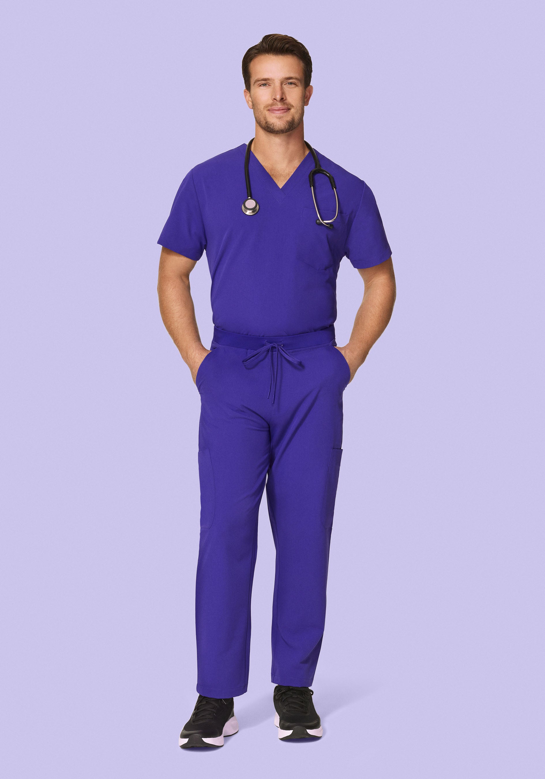 7 Pocket Cargos True Grape