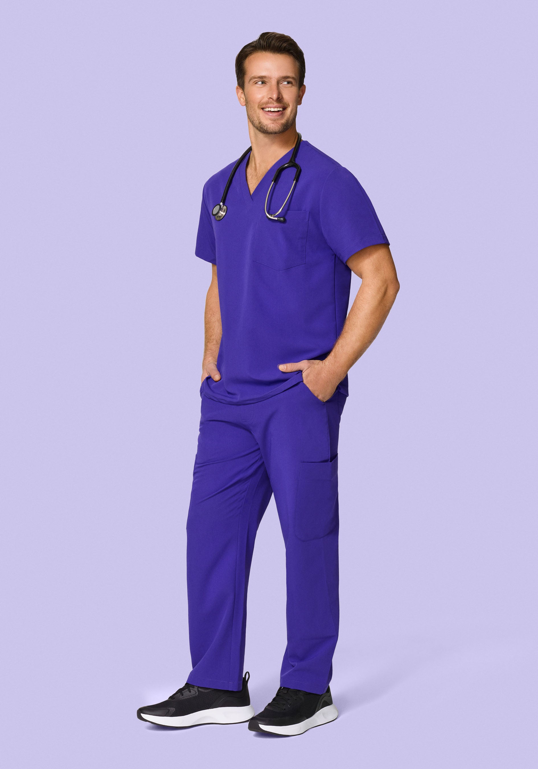 7 Pocket Cargos True Grape