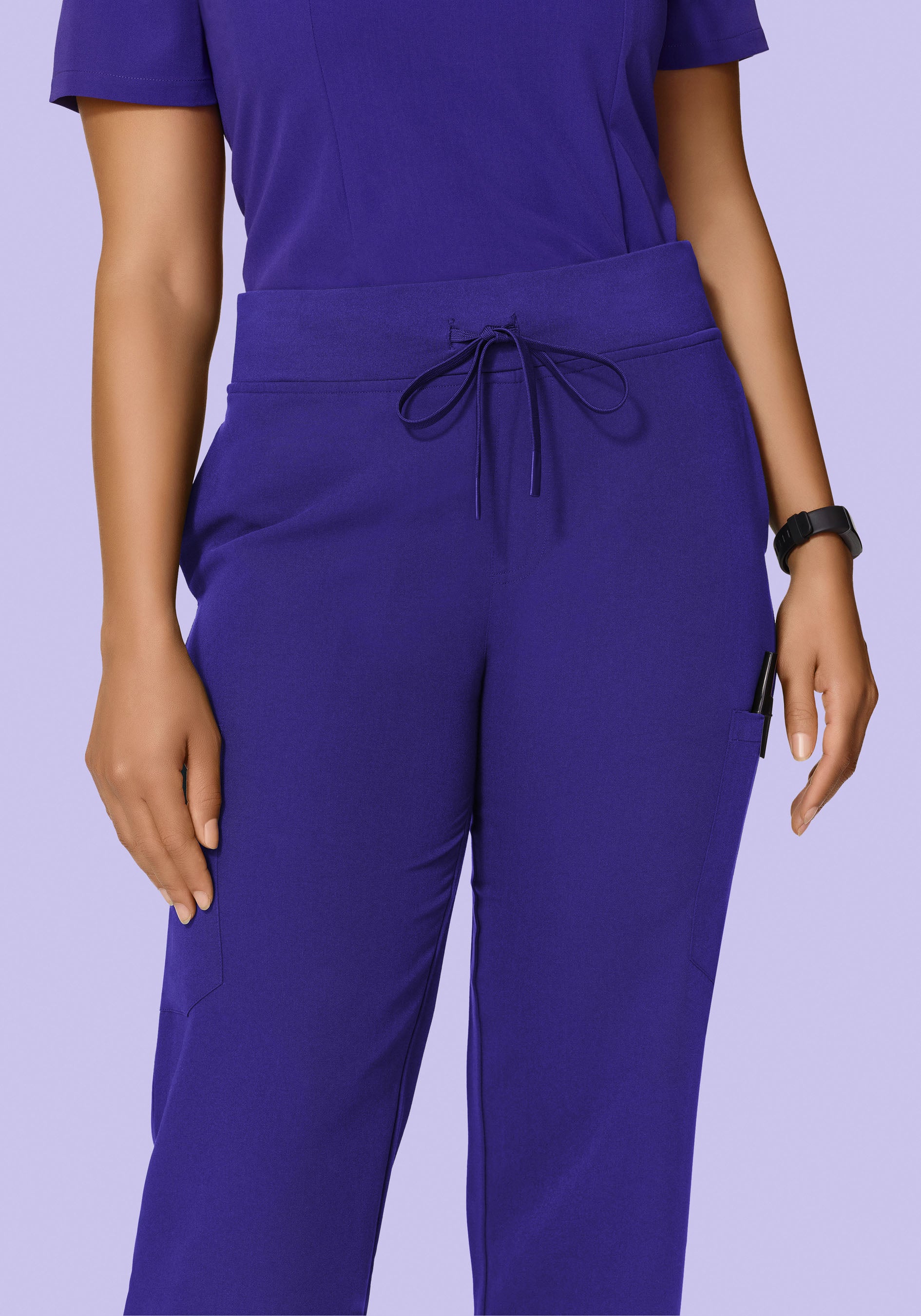 9 Pocket Cargo Pants True Grape