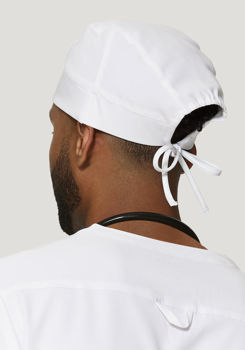 Large Satin Lined Scrub Hat, Protect Hair W/satin Lined Ponytail Scrub Cap. Buttons/size See