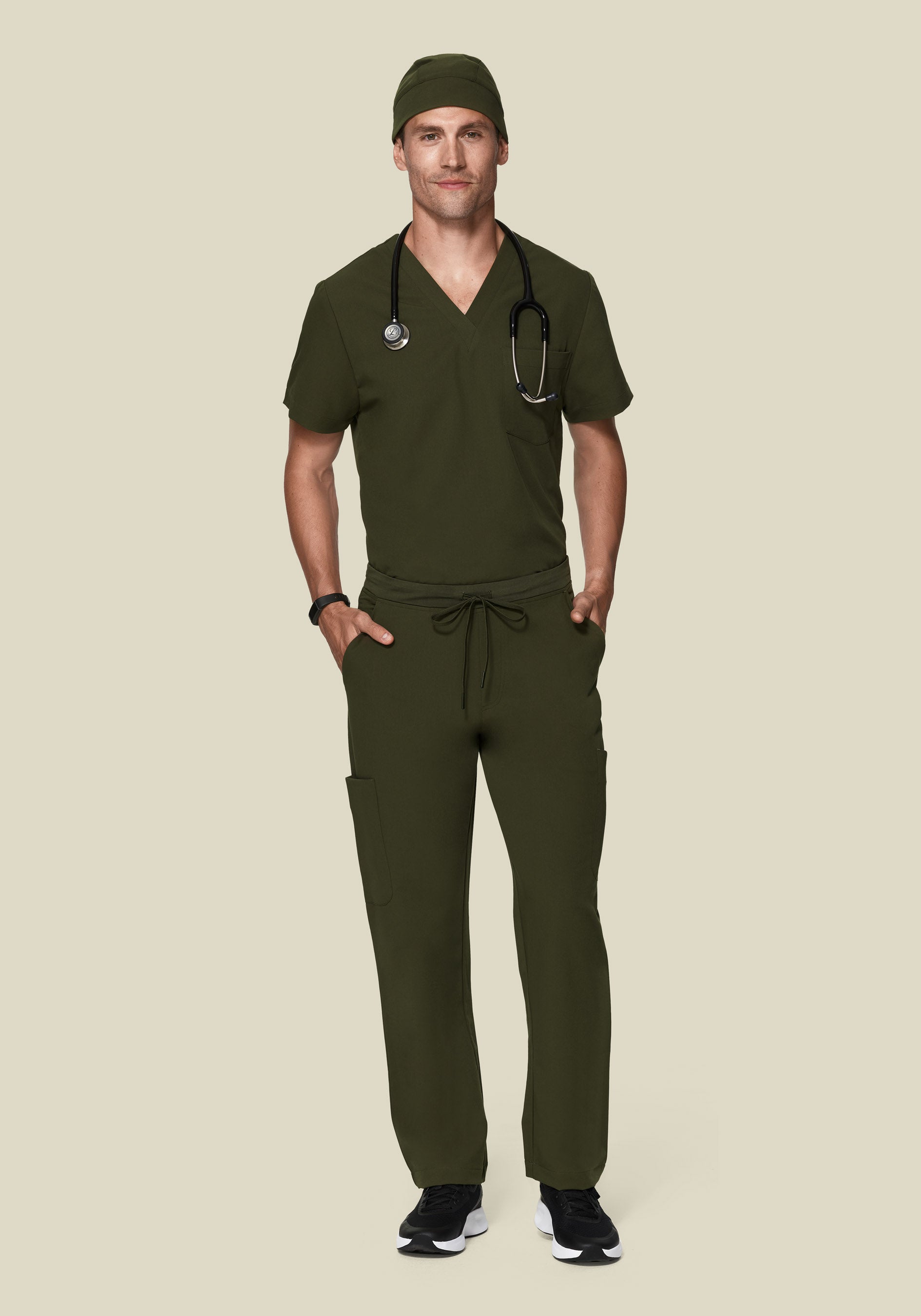Contemporary Scrub Cap Olive