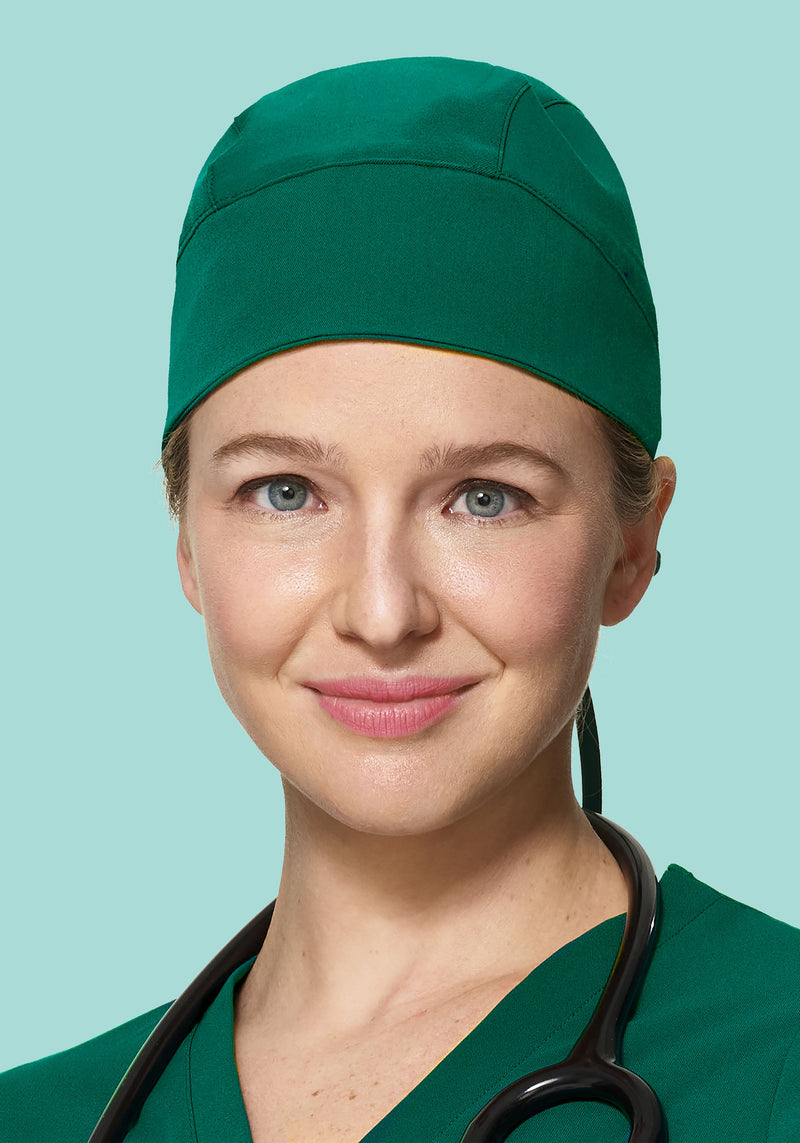 Contemporary Scrub Cap Hunter Green