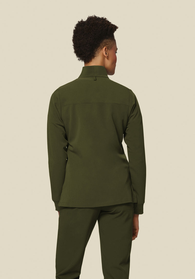 Women's Modern Scrub Jacket Olive