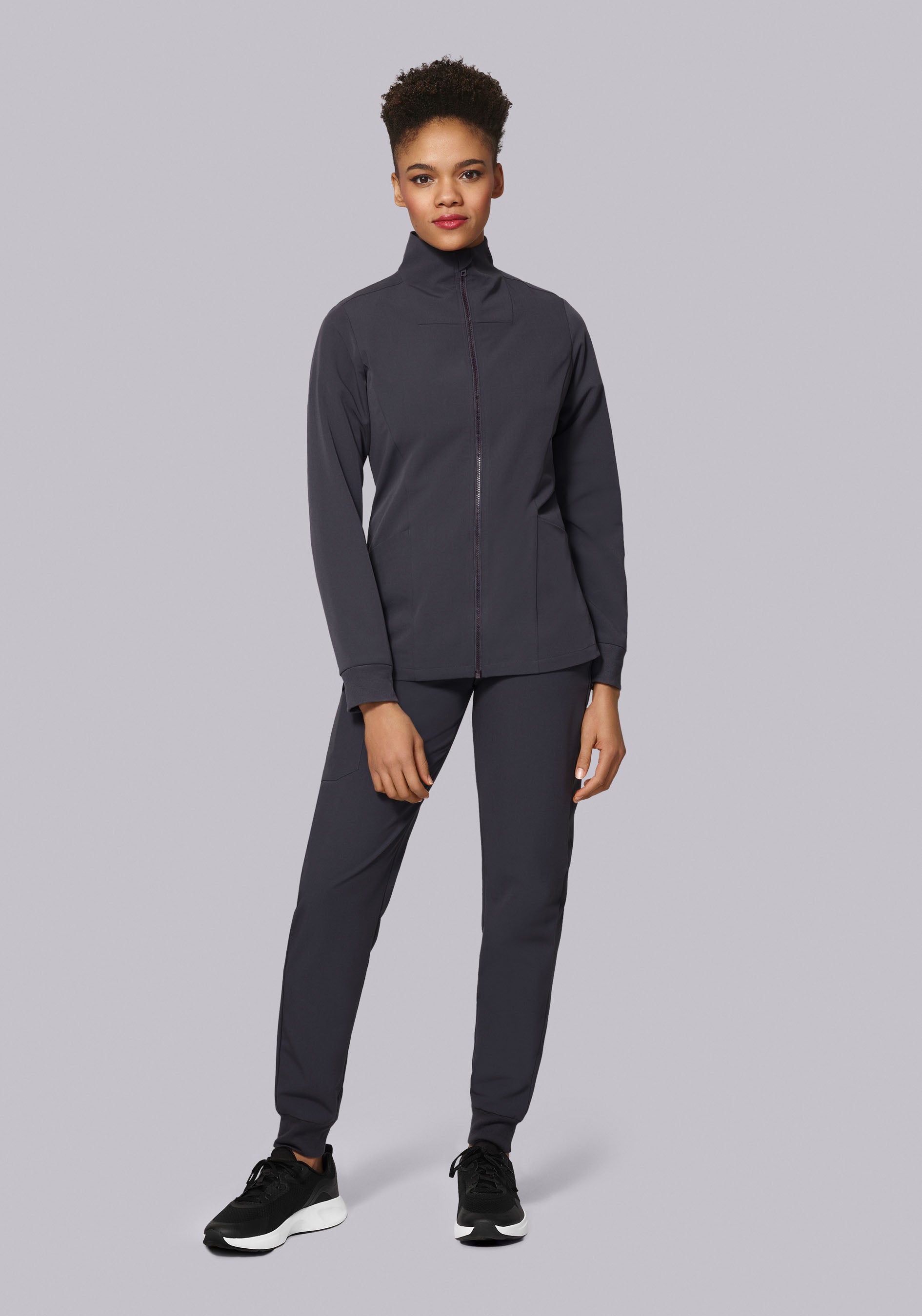 Women's Modern Scrub Jacket Pewter