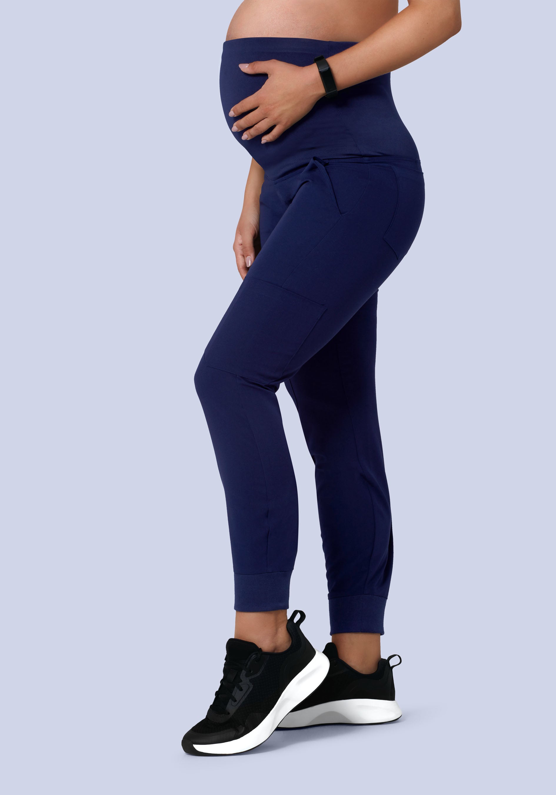 Maternity Joggers Navy Mandala Scrubs maternity-joggers-navy-mandala-scrubs