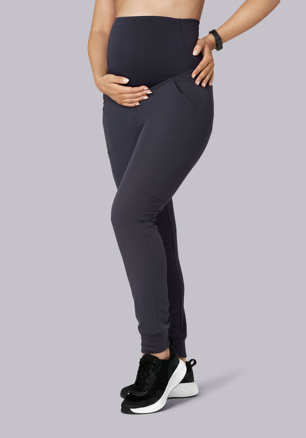 Maternity One Pocket Top Pewter