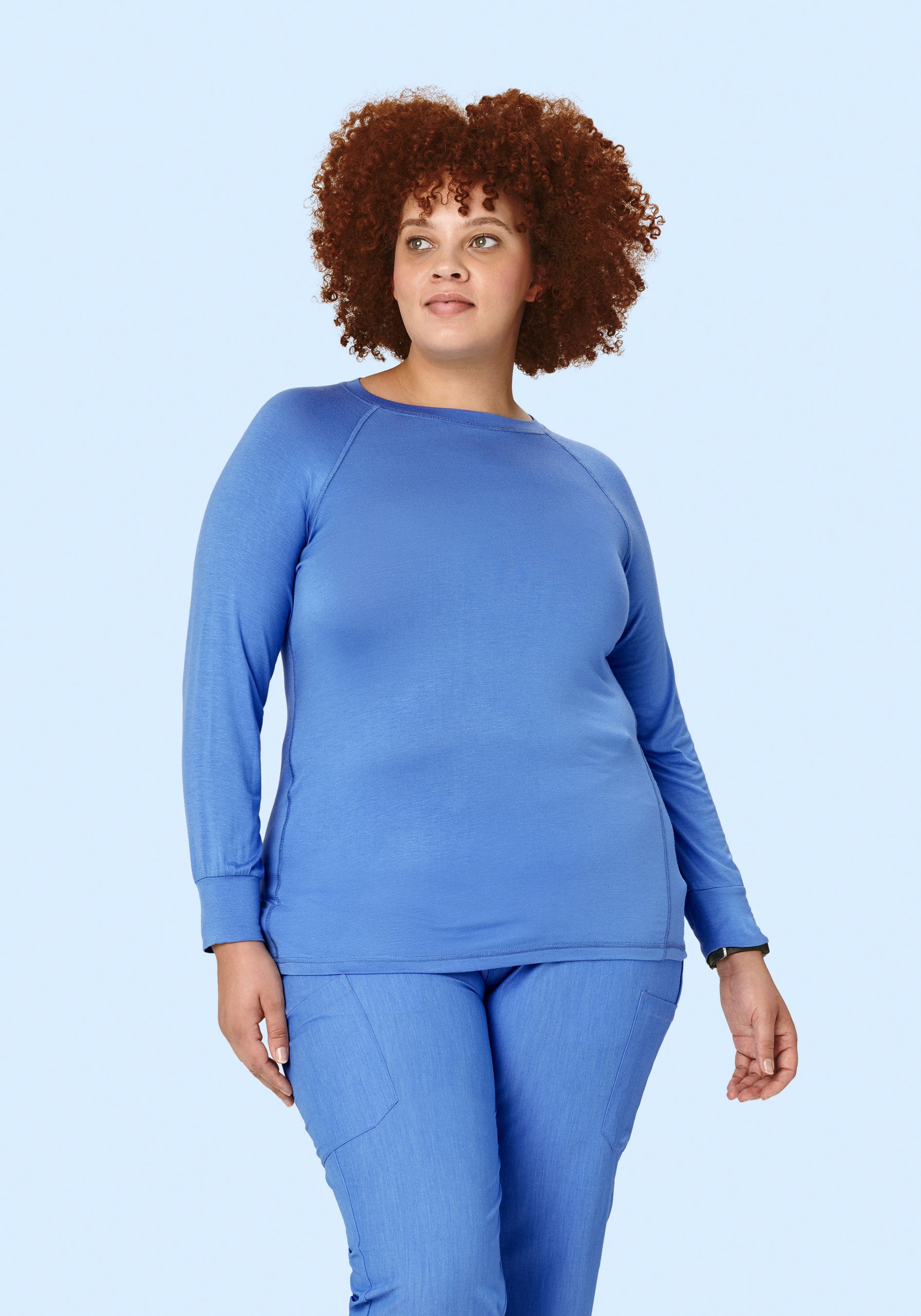 Women's Underscrubs Heather Blue
