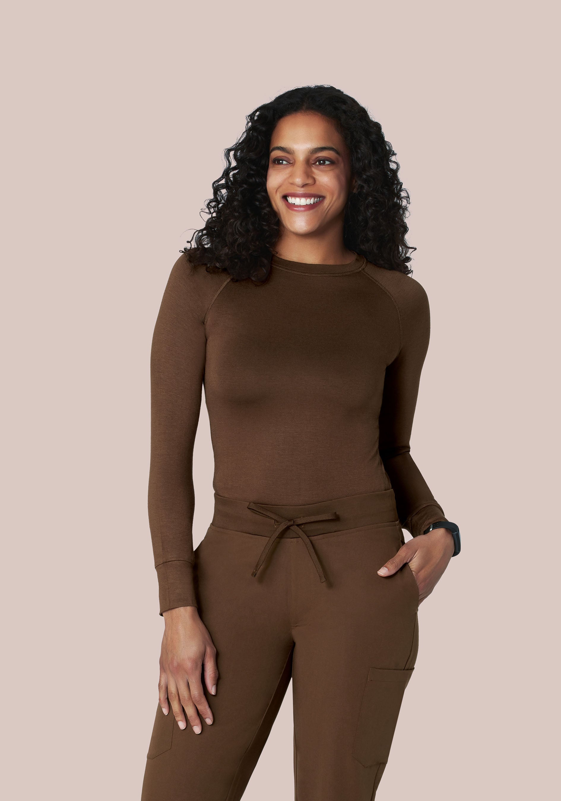Women's Underscrubs Chocolate Brown