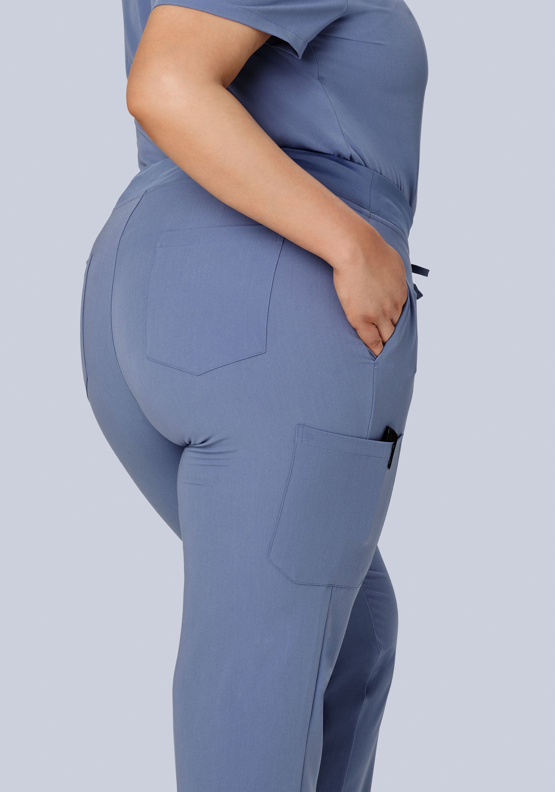 9 Pocket Cargo Pants Periwinkle