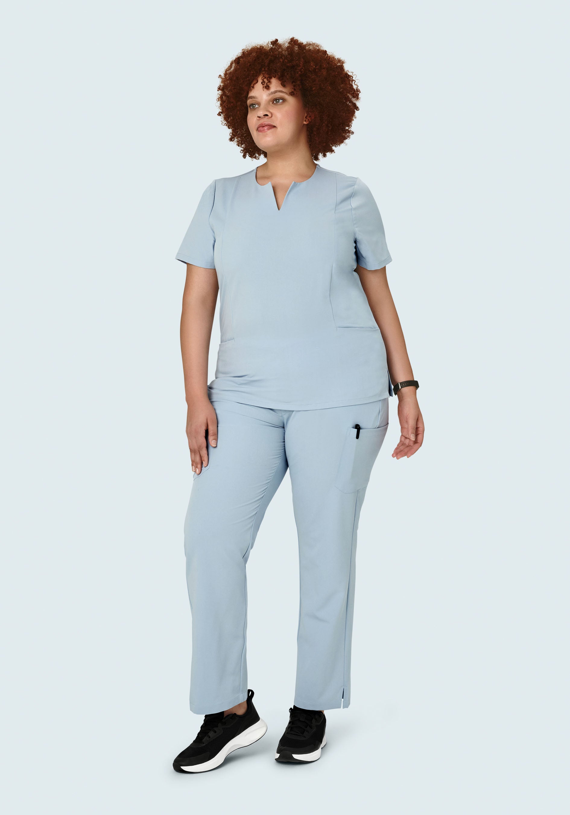 9 Pocket Cargo Pants Powder Blue