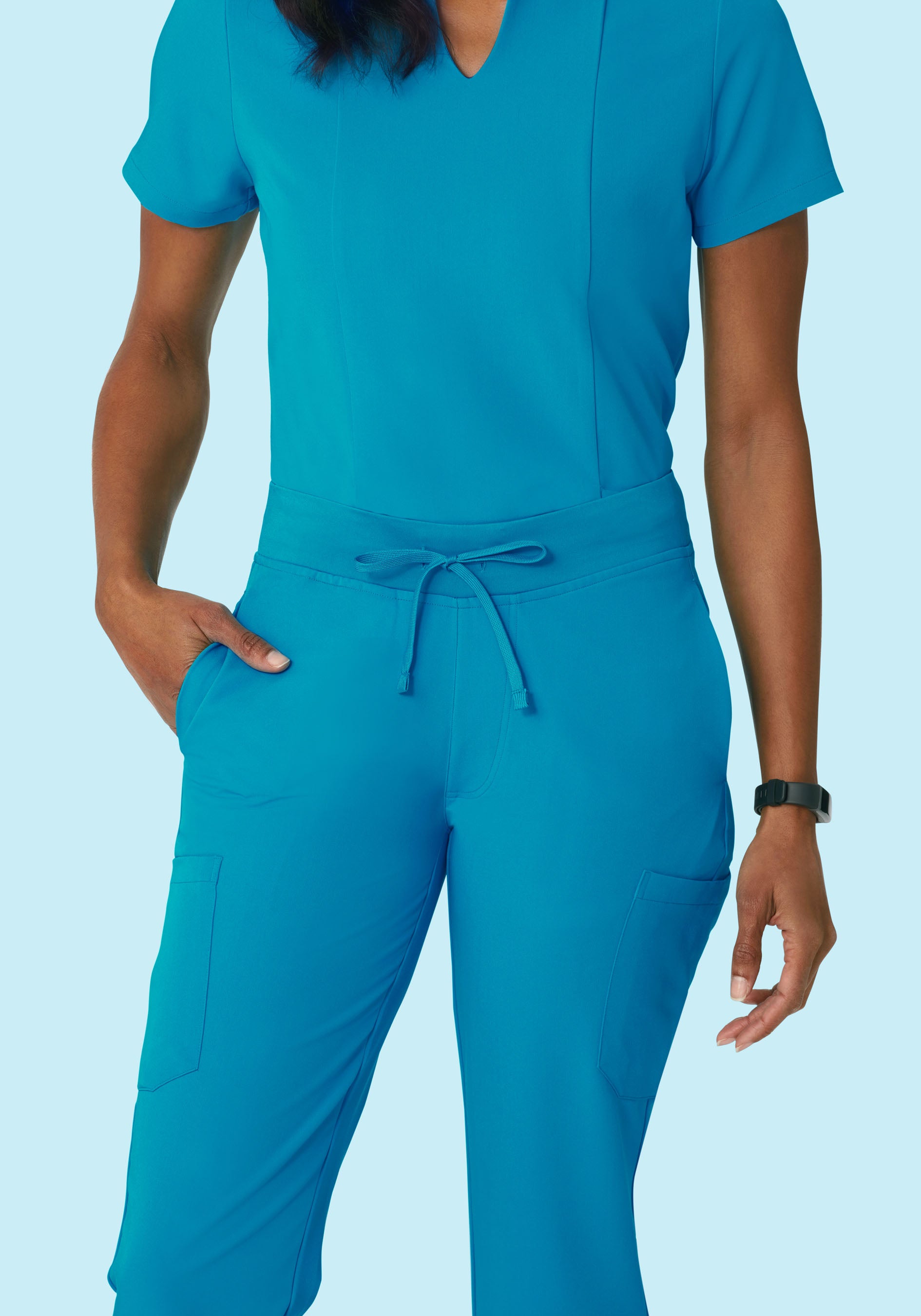 9 Pocket Cargo Pants Azure