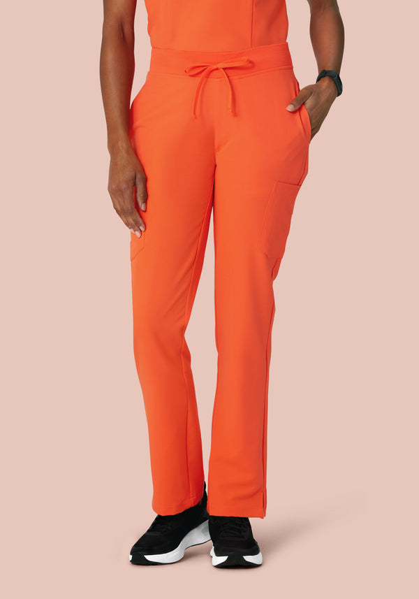 9 Pocket Cargo Pants Neon Orange