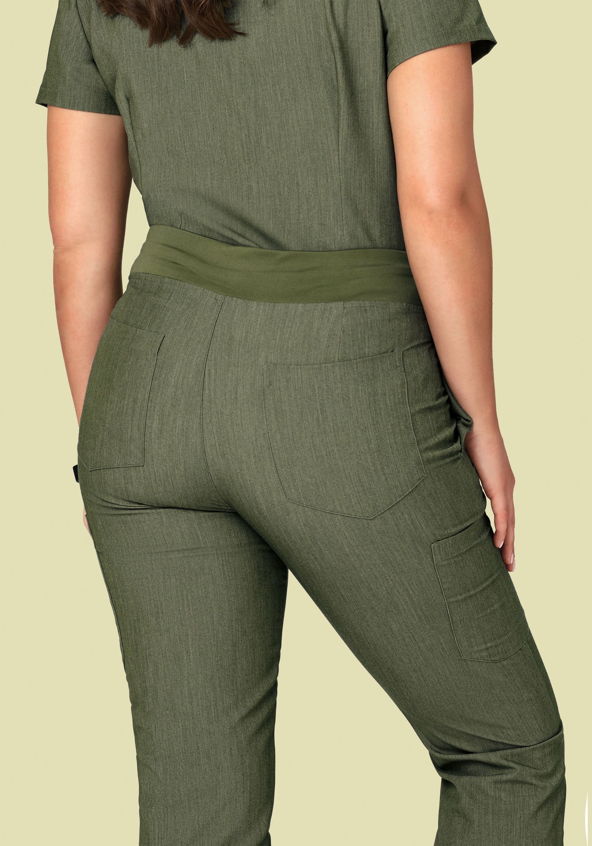 9 Pocket Cargo Pants Heather Olive