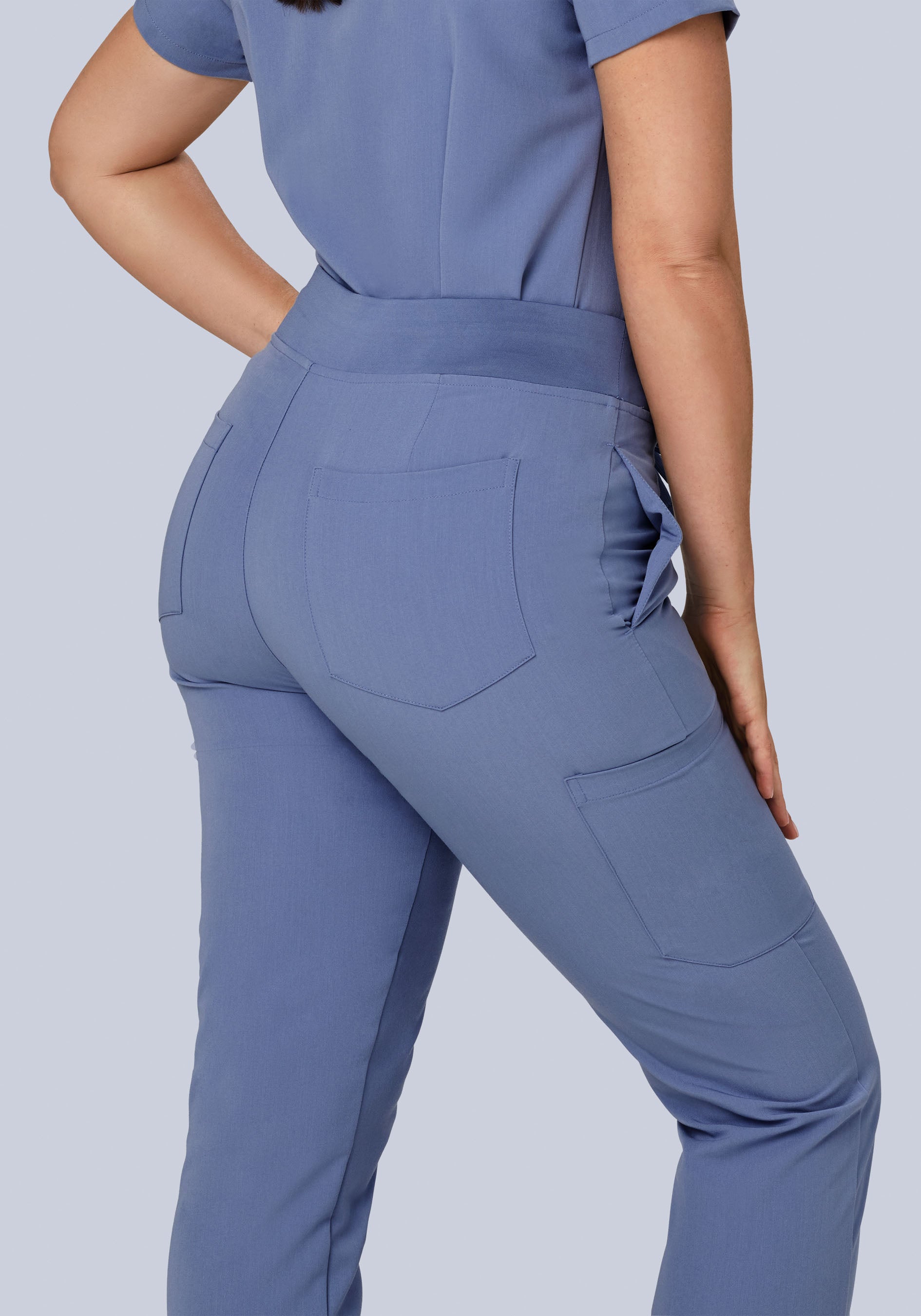 9 Pocket Cargo Pants Periwinkle