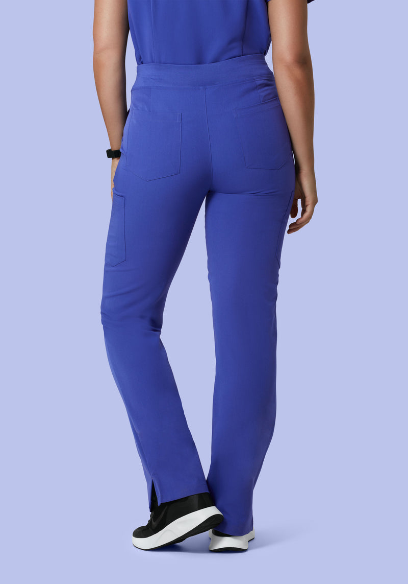 Royal Blue Butter Straight Leg Cargo Pants