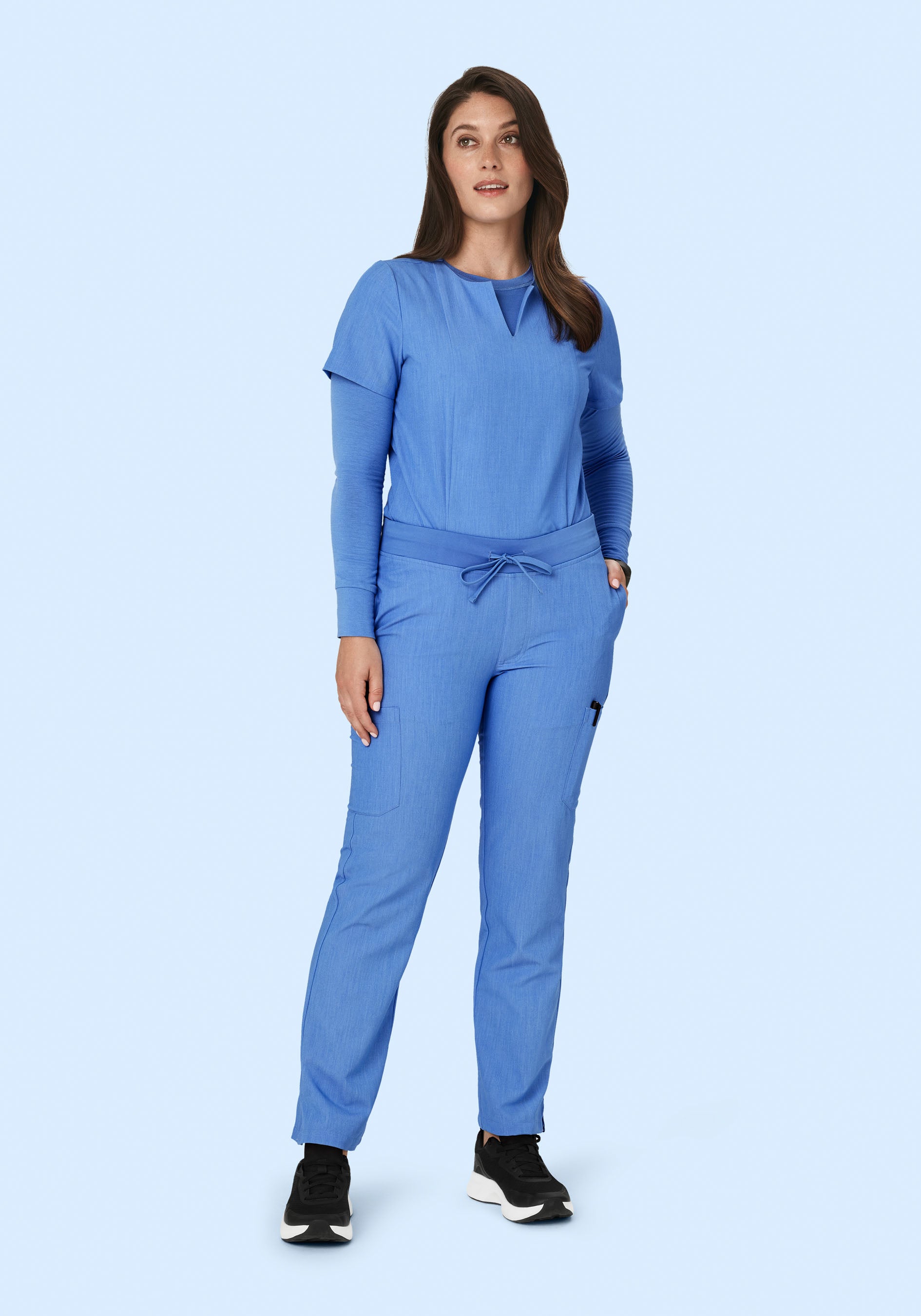 Women's Underscrubs Heather Blue