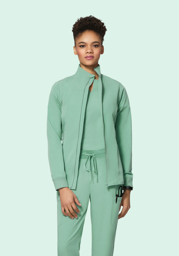 Women's Modern Scrub Jacket Jade