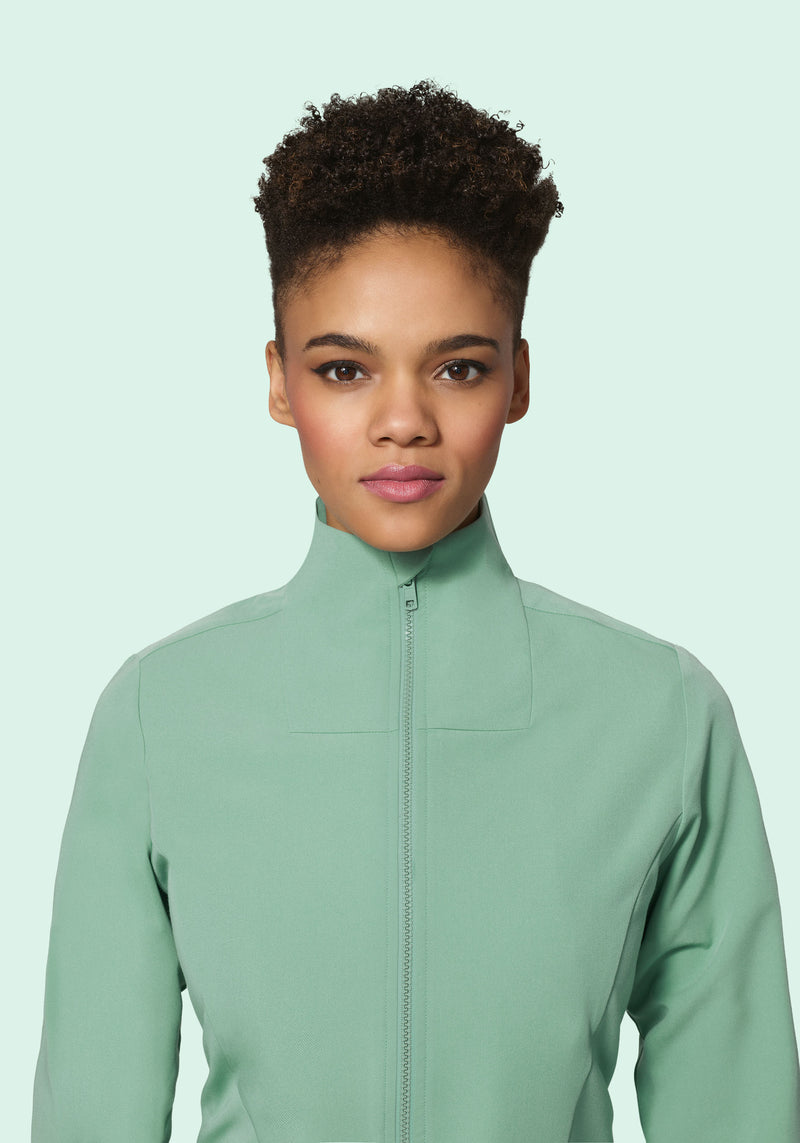 Women's Modern Scrub Jacket Jade