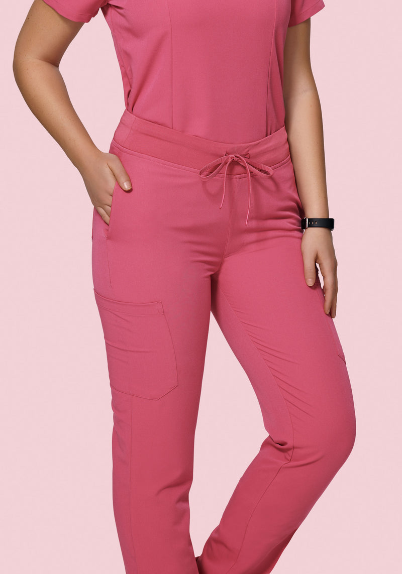 9 Pocket Cargo Pants Jaipur Pink