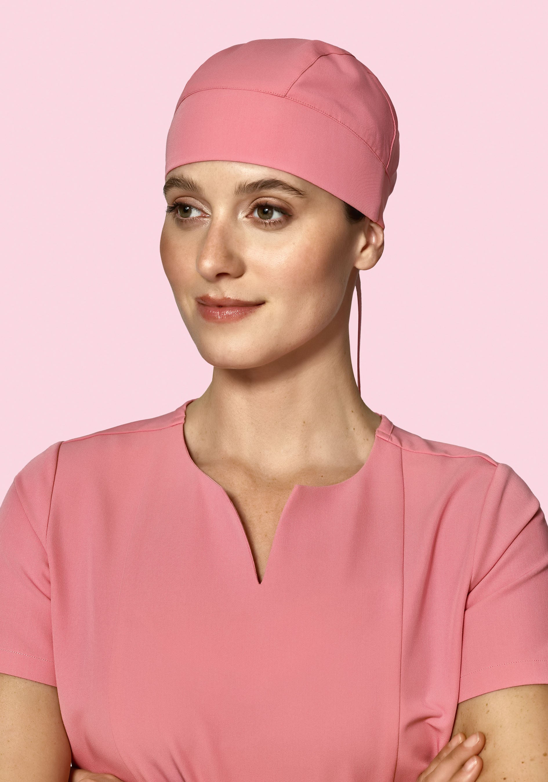 Contemporary Scrub Cap Peony