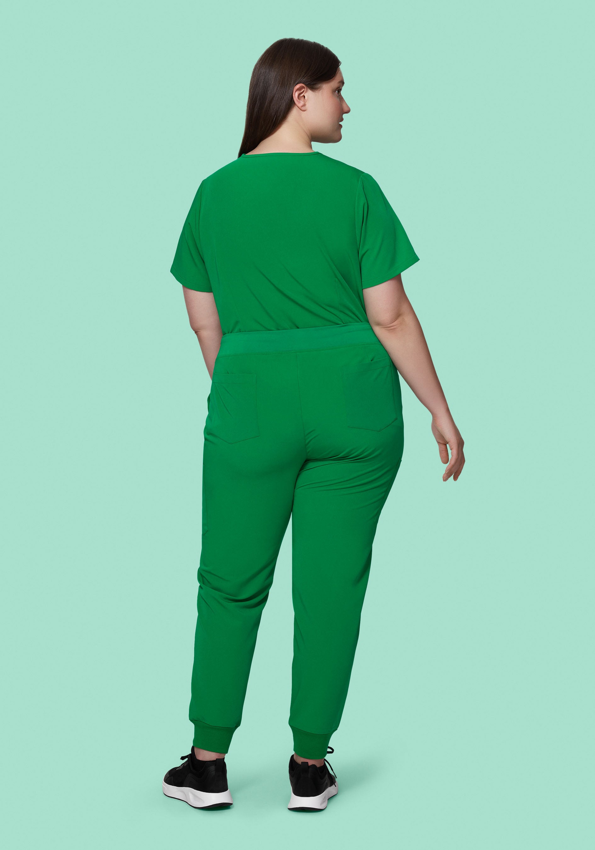 9 Pocket Joggers Emerald