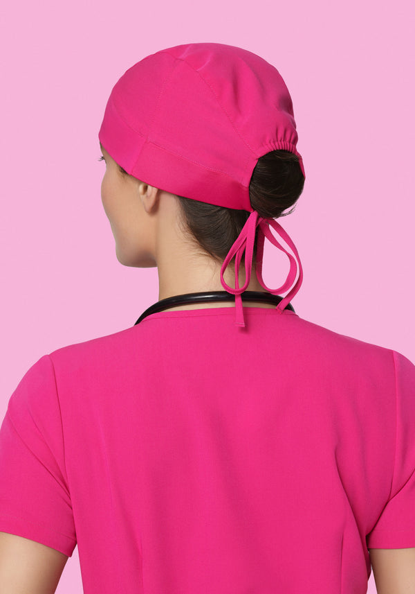 Contemporary Scrub Cap Shocking Pink