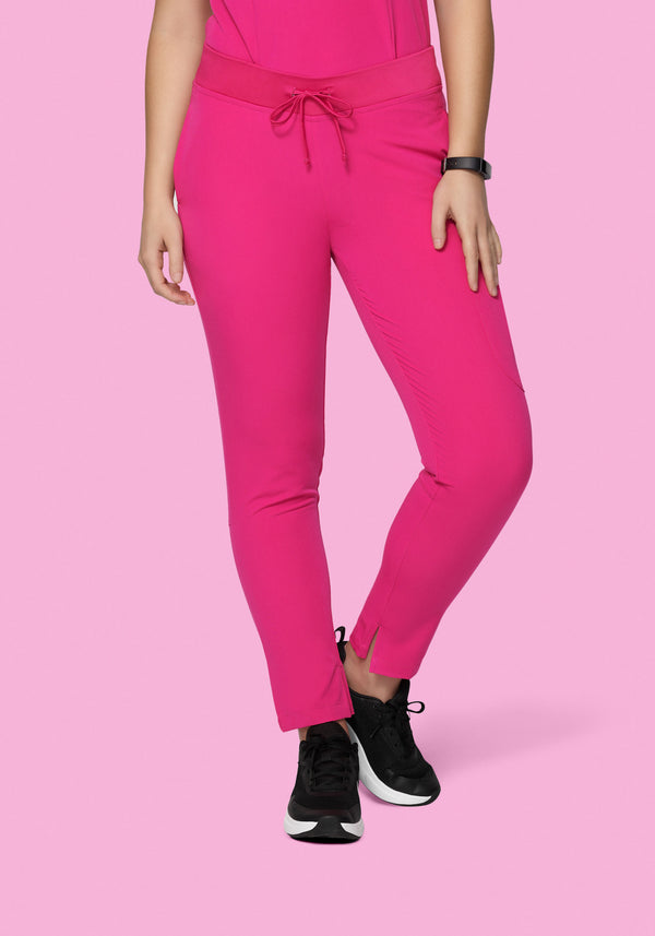 6 Pocket Slim Pants Shocking Pink