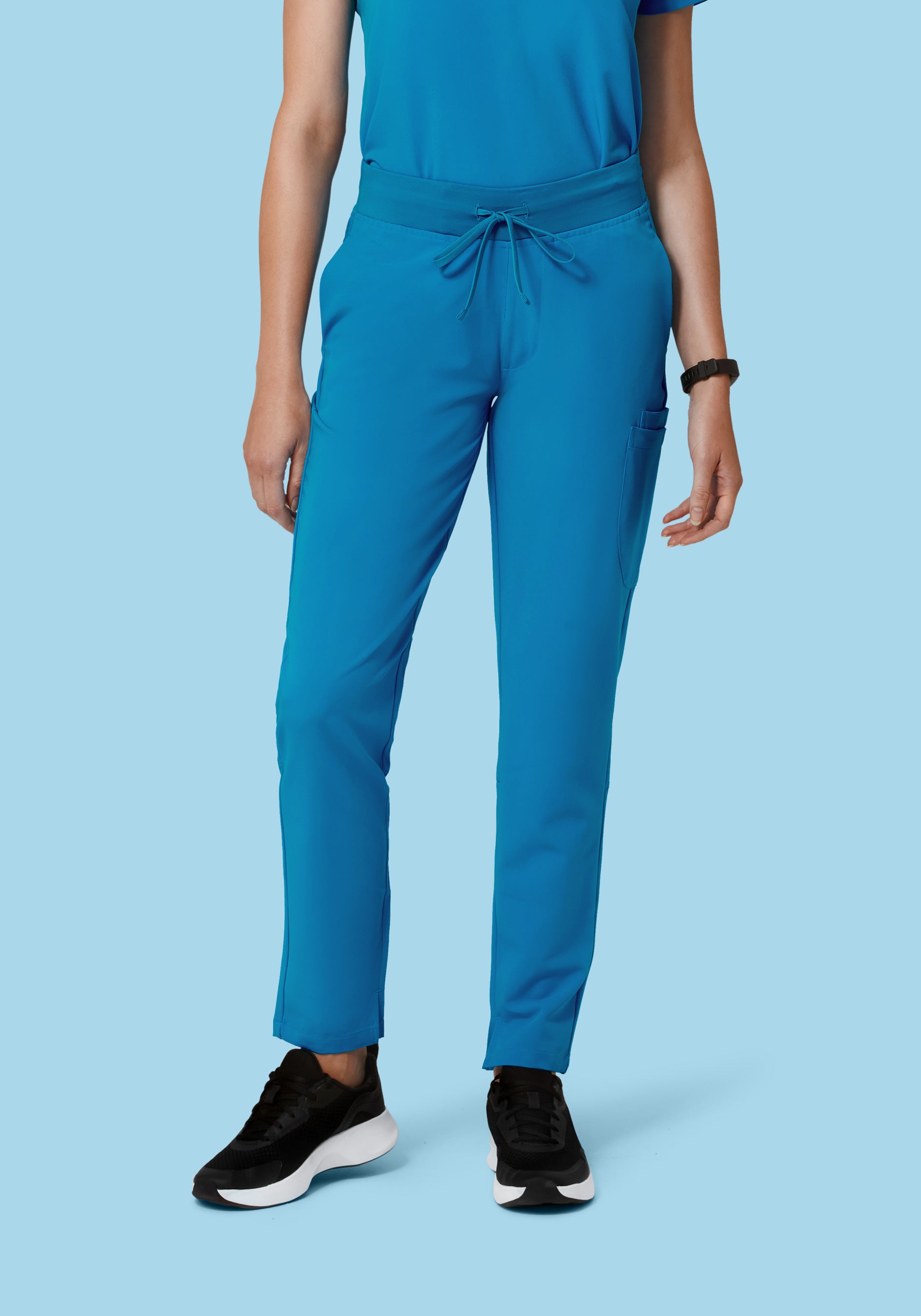 6 Pocket Slim Pants Electric Blue