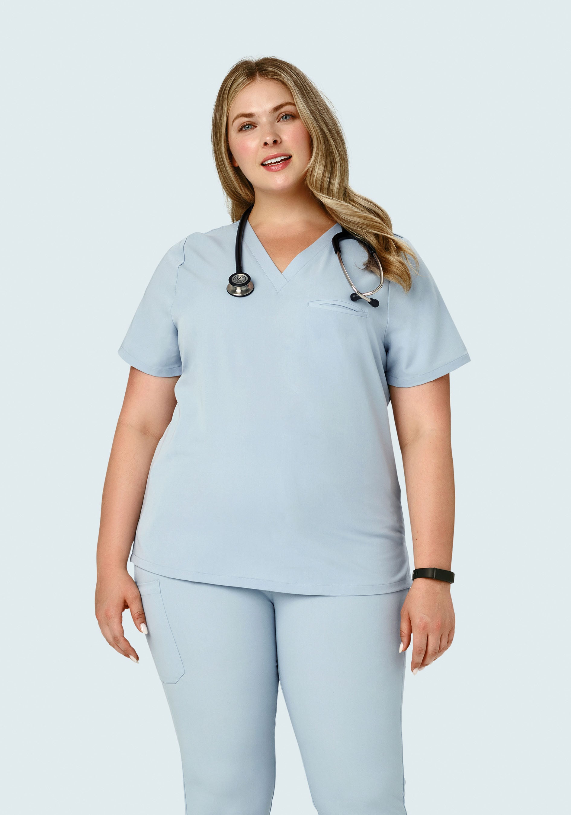 One Pocket Top Powder Blue