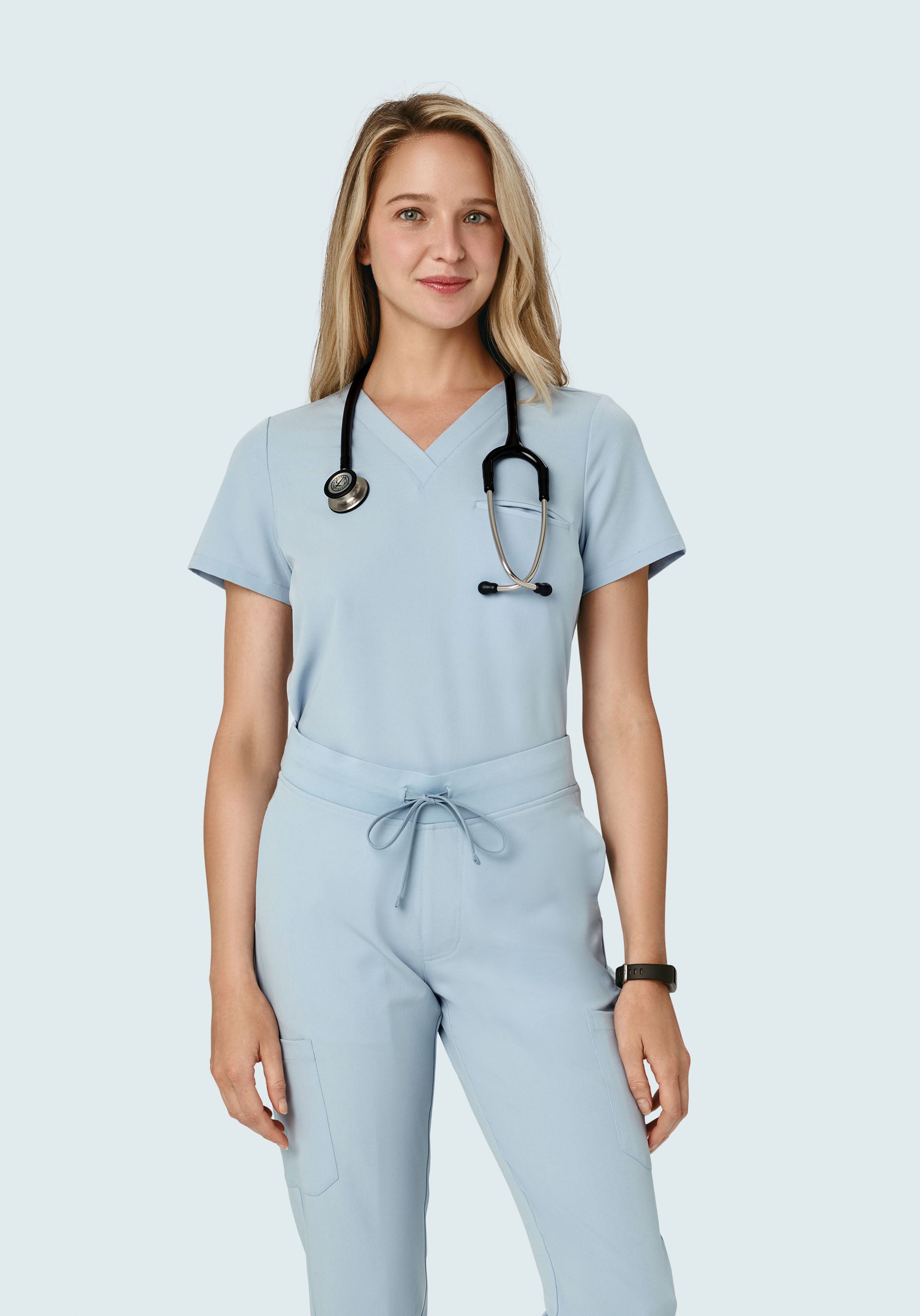 One Pocket Top Powder Blue