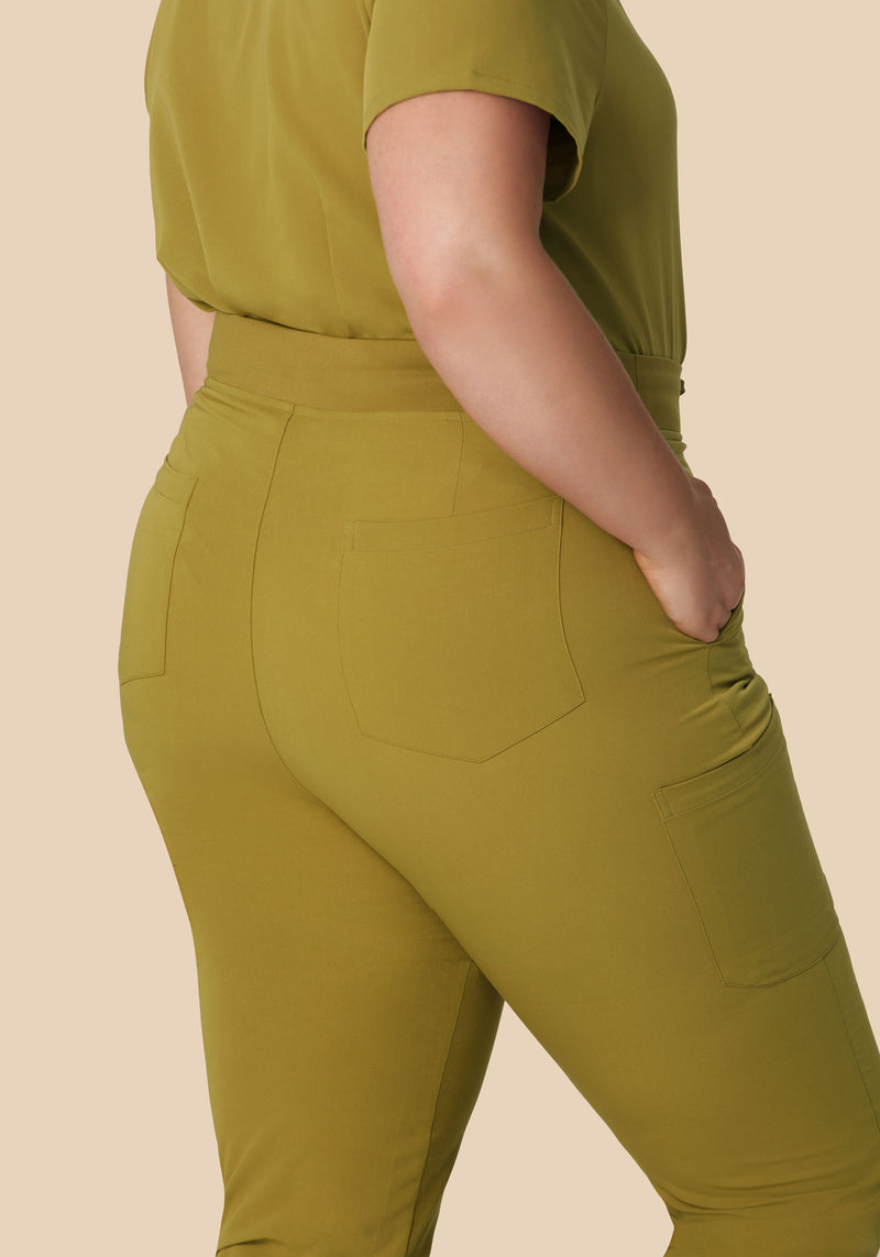 High Waisted Joggers Pistachio