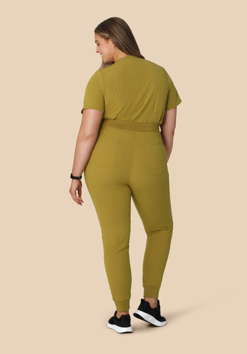 High Waisted Joggers Pistachio