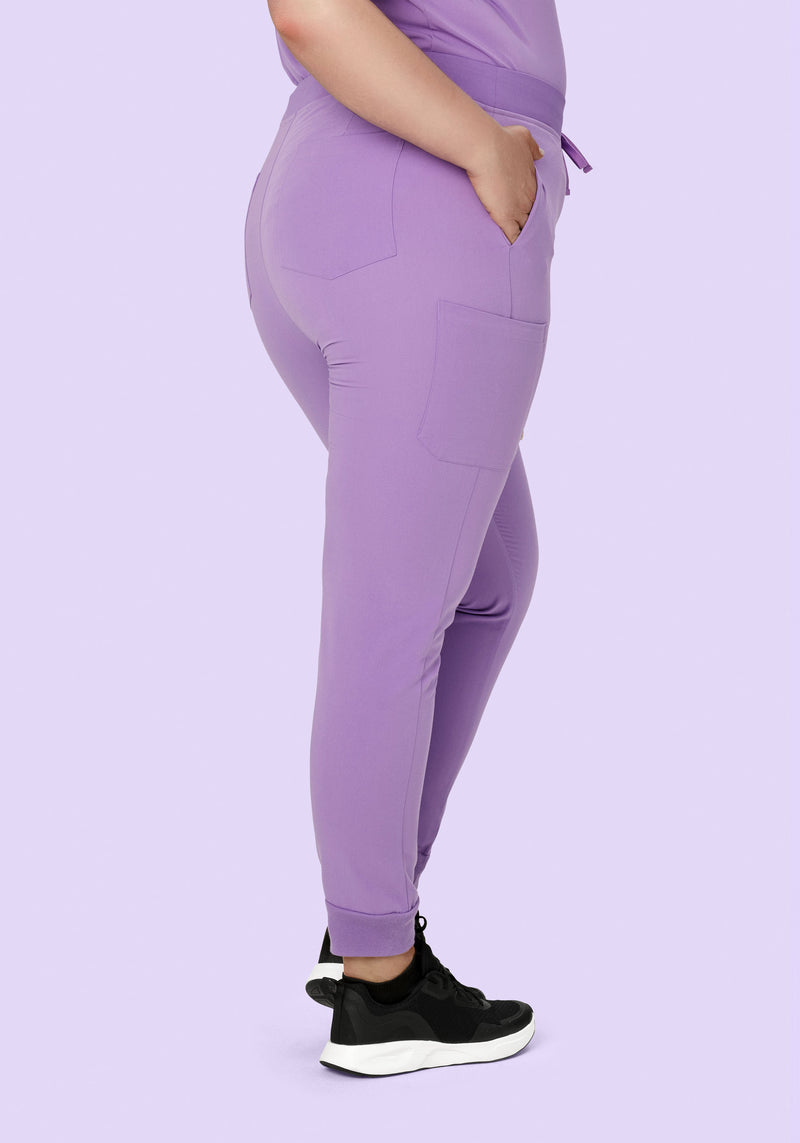 High Waisted Joggers Lavender