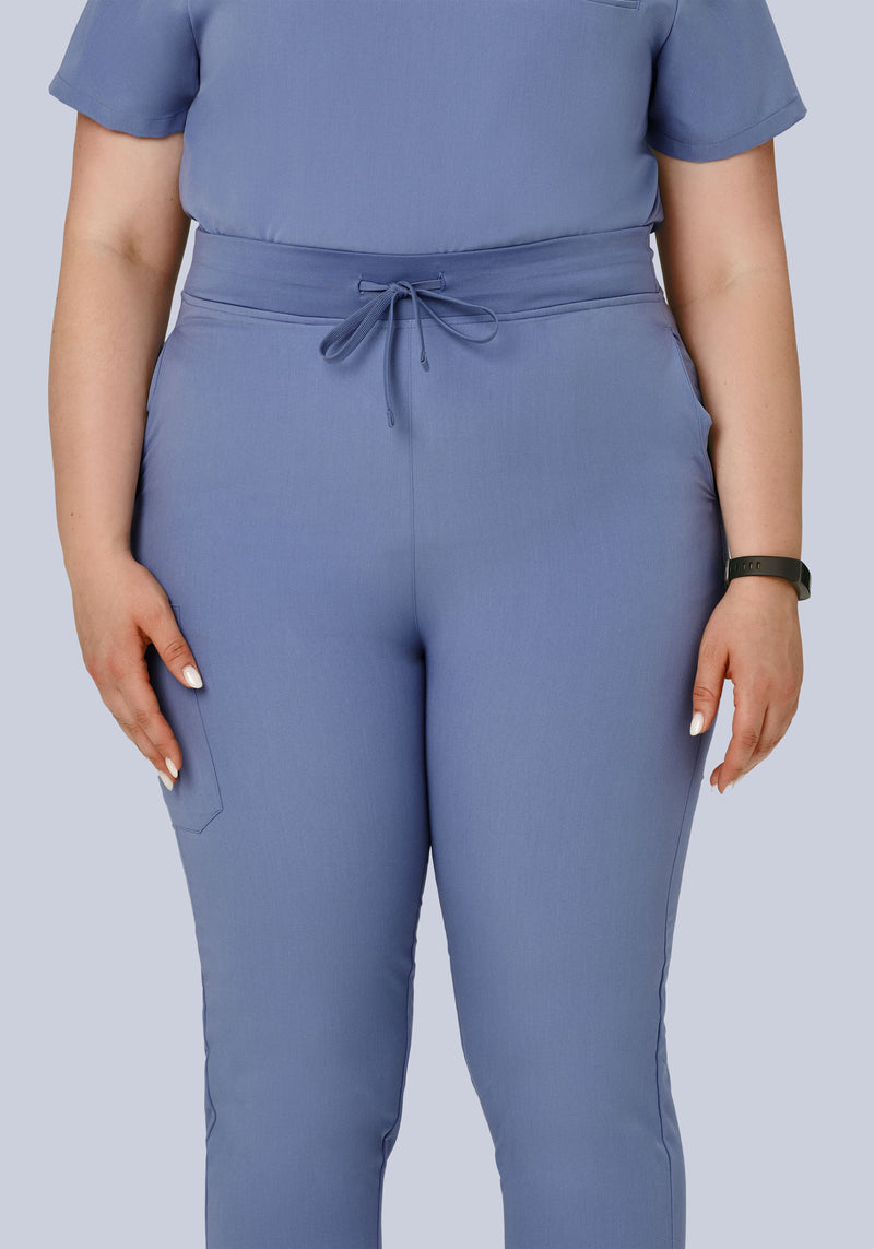 High Waisted Joggers Periwinkle