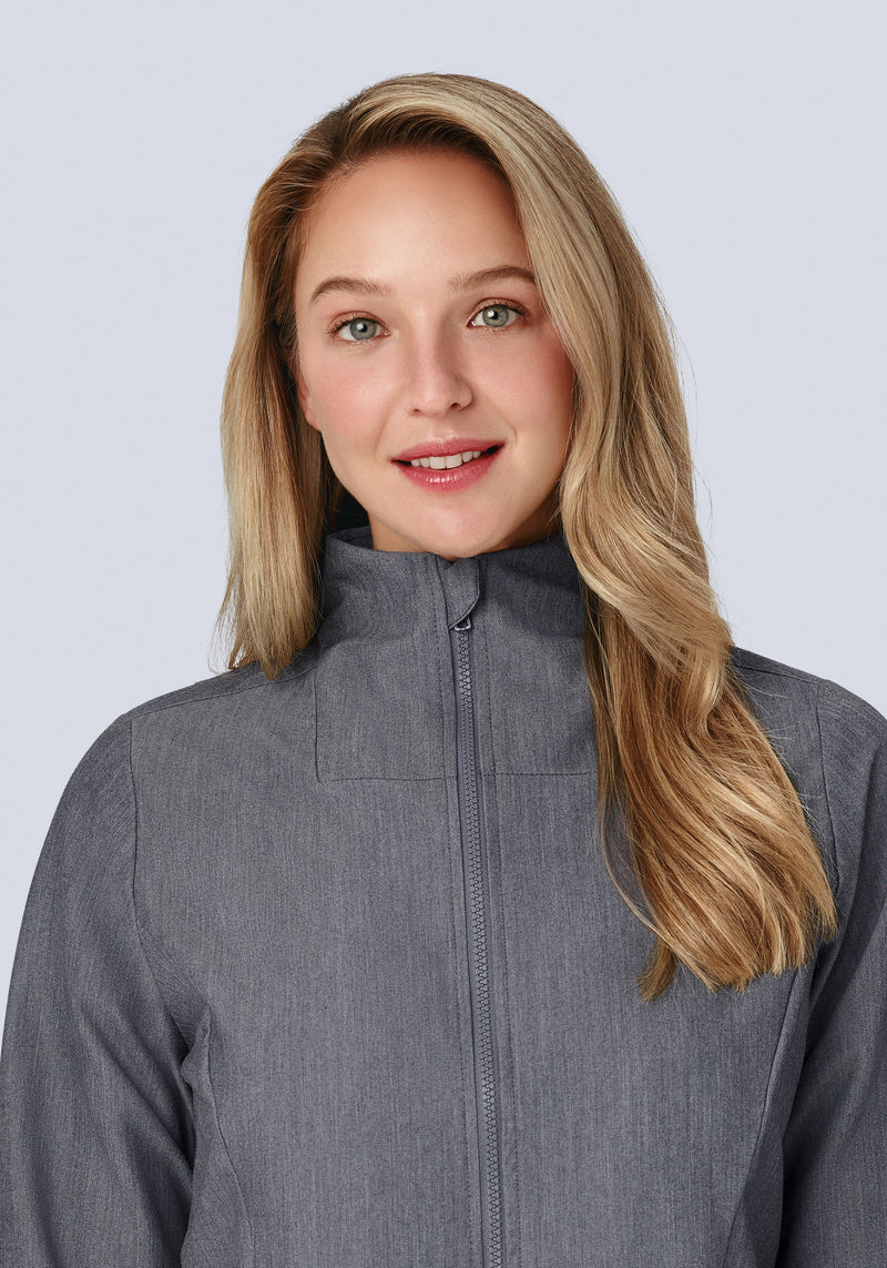 Women's Modern Scrub Jacket Gray
