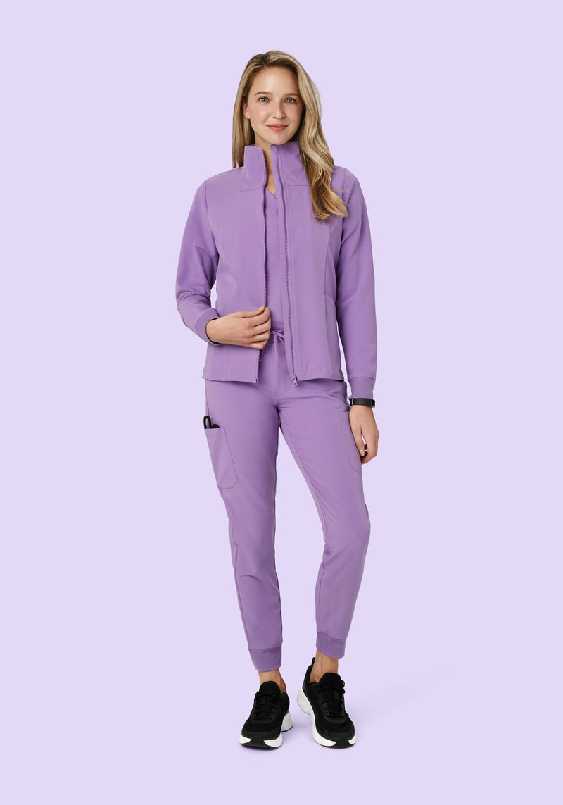 Women's Modern Scrub Jacket Lavender