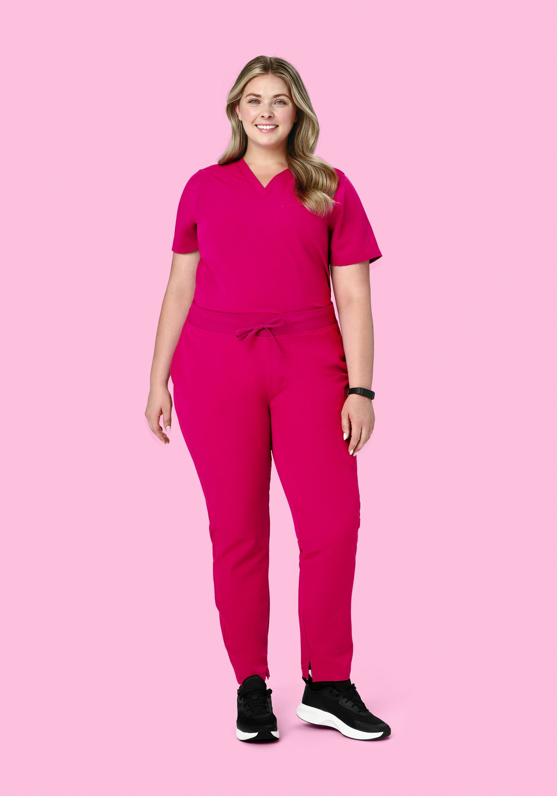 6 Pocket Slim Pants Raspberry
