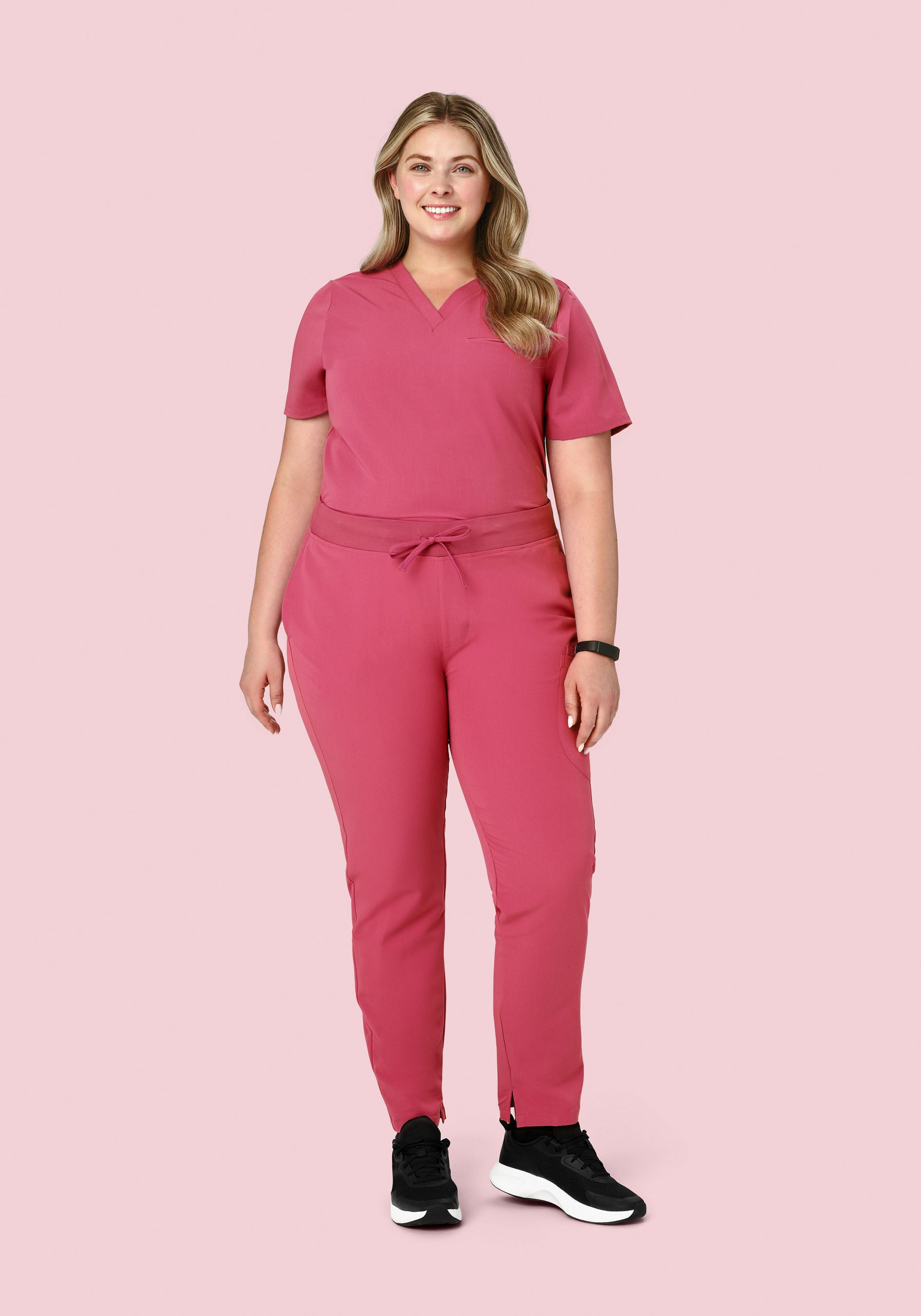 6 Pocket Slim Pants Jaipur Pink
