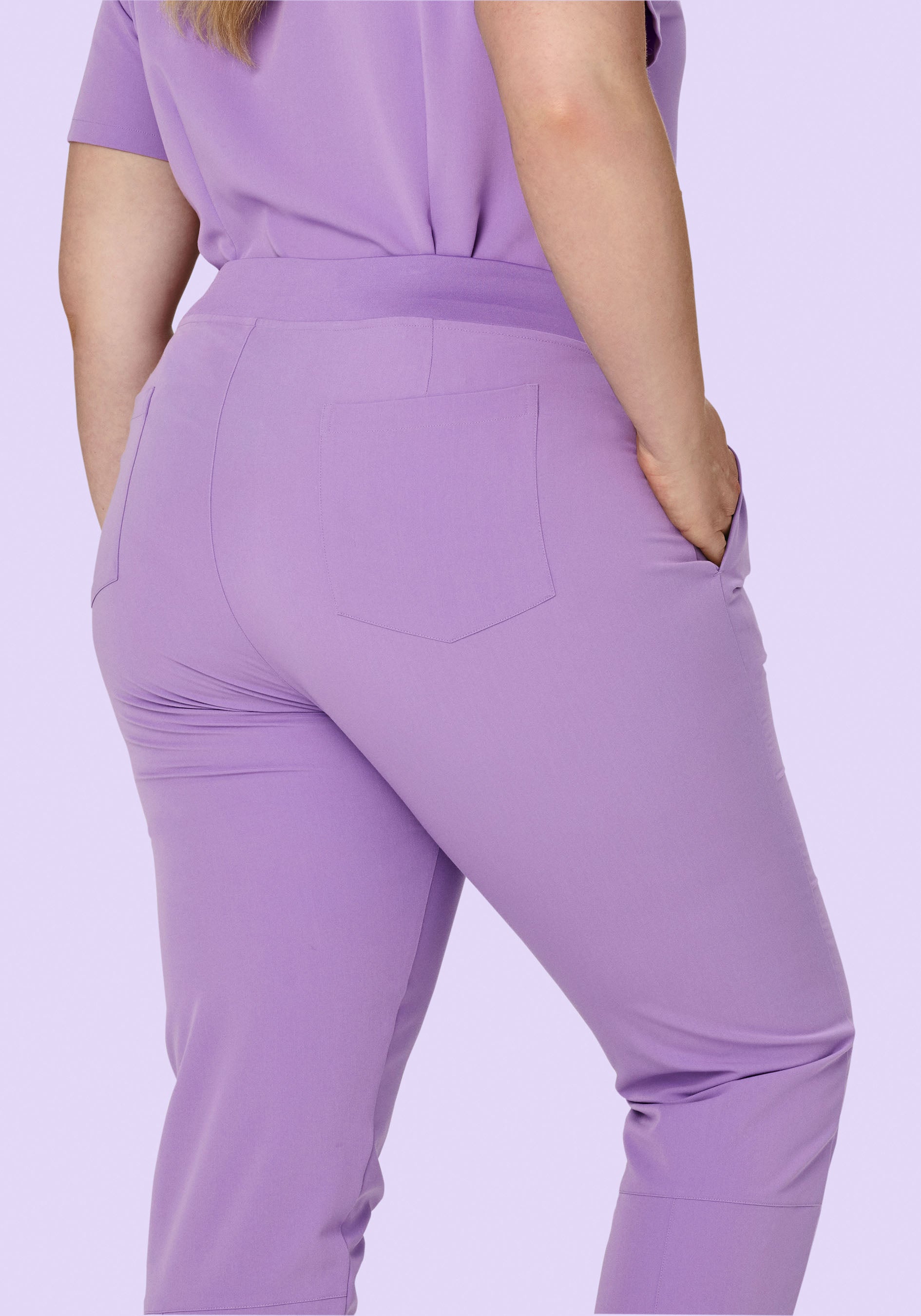 6 Pocket Slim Pants Lavender