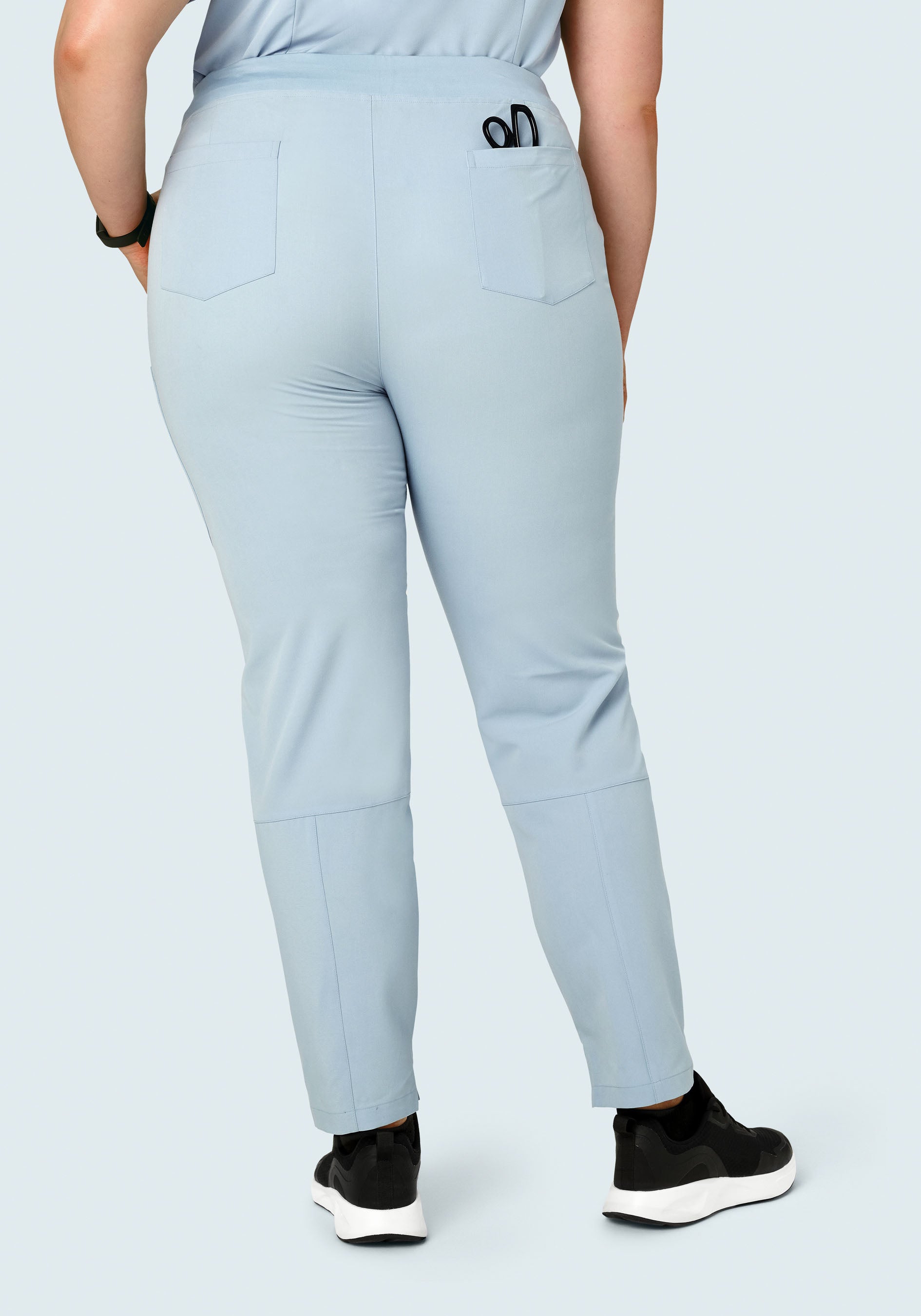6 Pocket Slim Pants Powder Blue