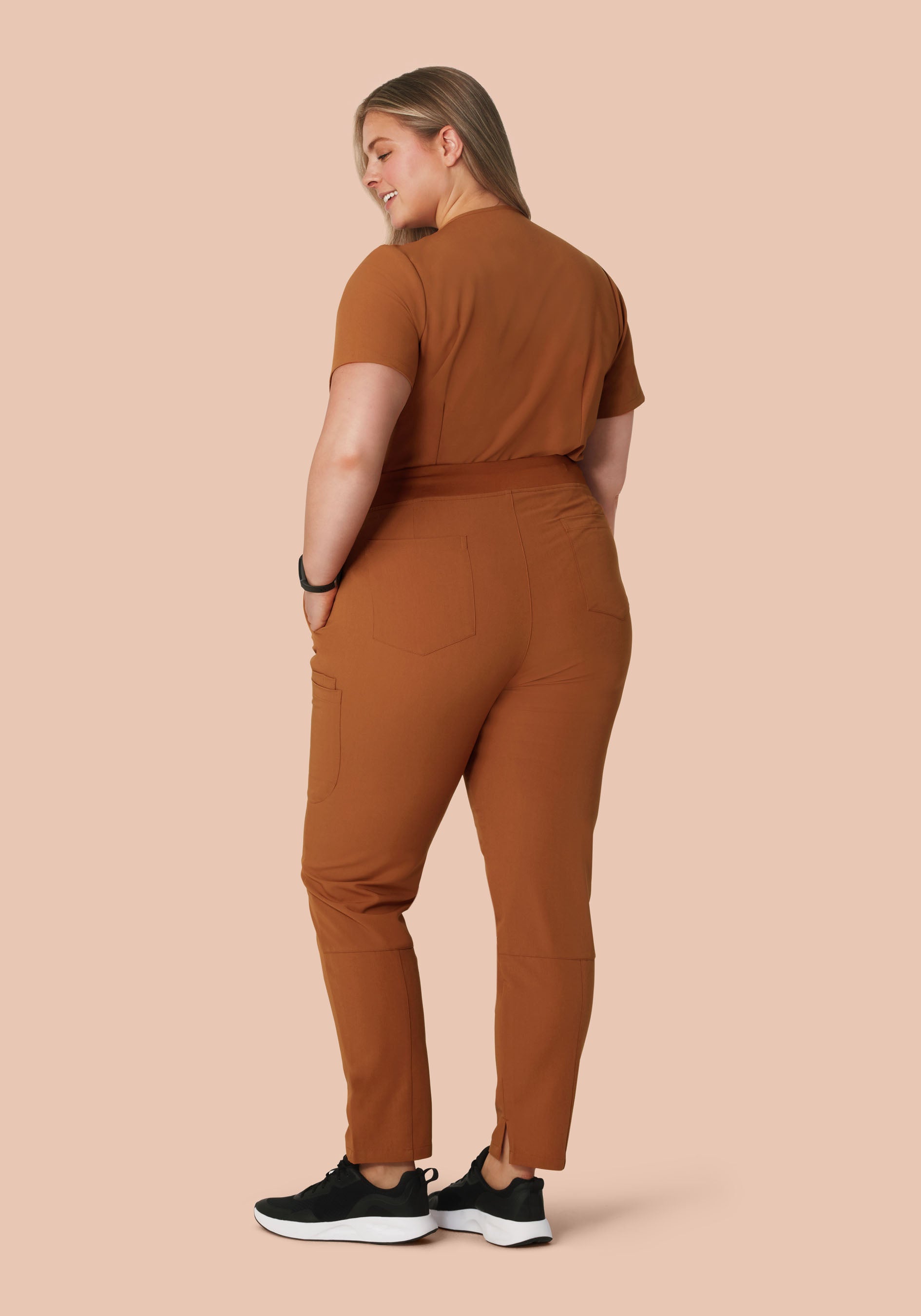 6 Pocket Slim Pants Roasted Pecan